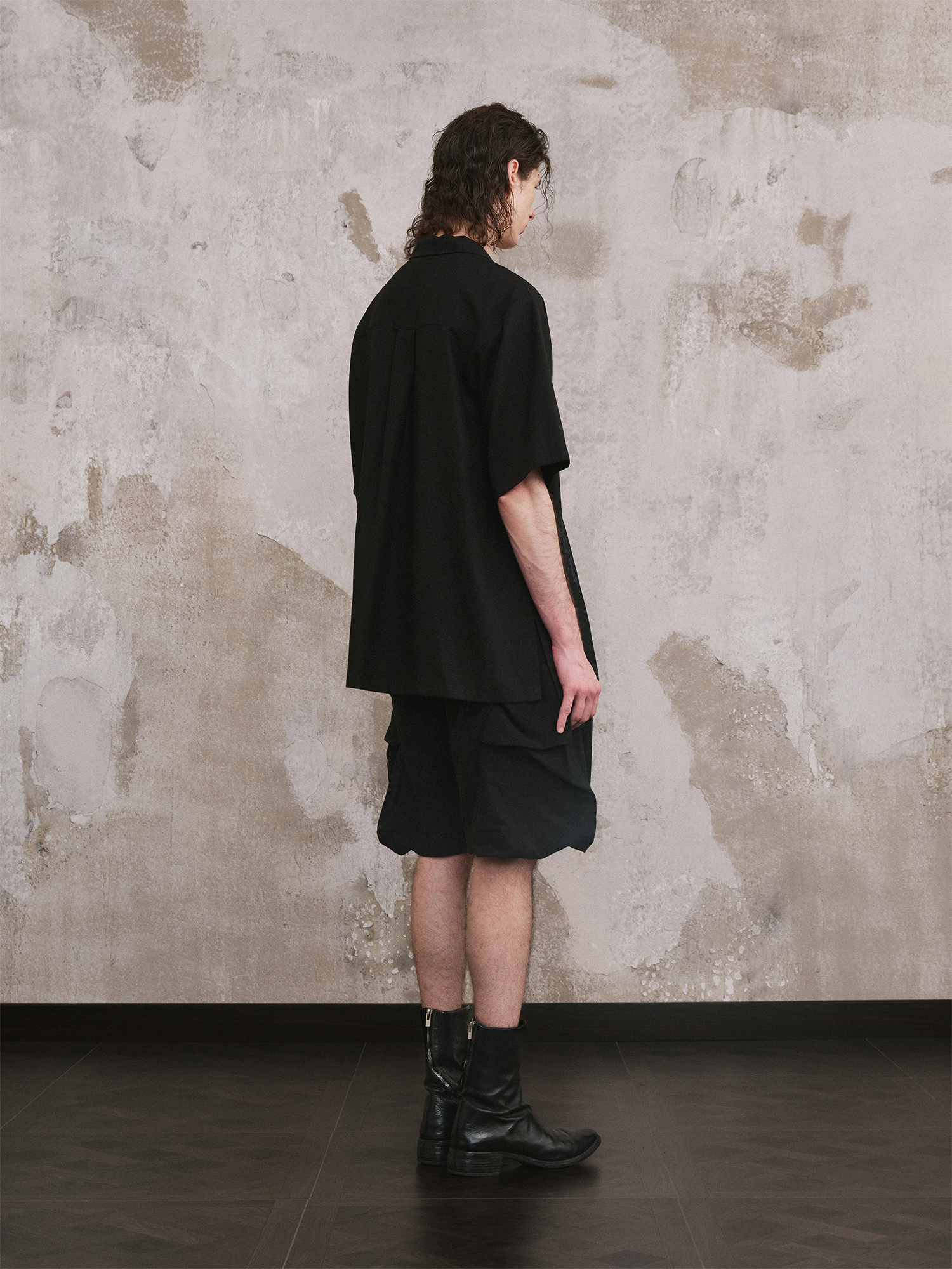 ILNya Nieternite Nifutur Tonal Graphic Cupro Half Shirt-Half shirt-S-Free Shipping Leatheretro