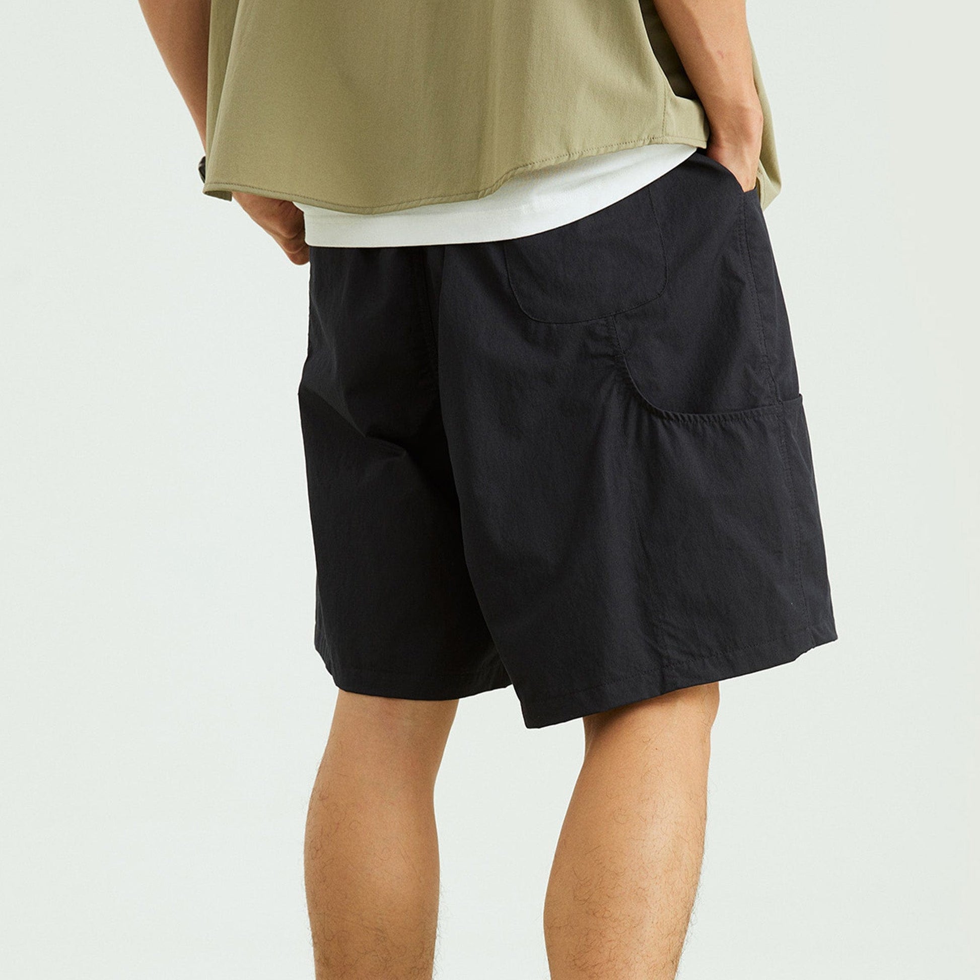 ONADAILYBASIS Layered Pocket Quick-Dry Outdoor Shorts-Shorts-Coffee-S-Free Shipping Leatheretro