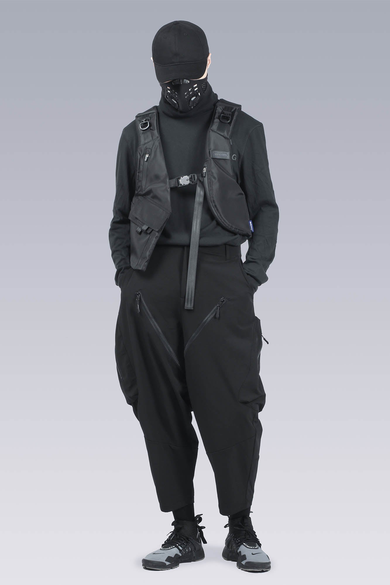 SILENSTORM Utility Multi-Pocket Harem Pants-Pants-S-Free Shipping Leatheretro