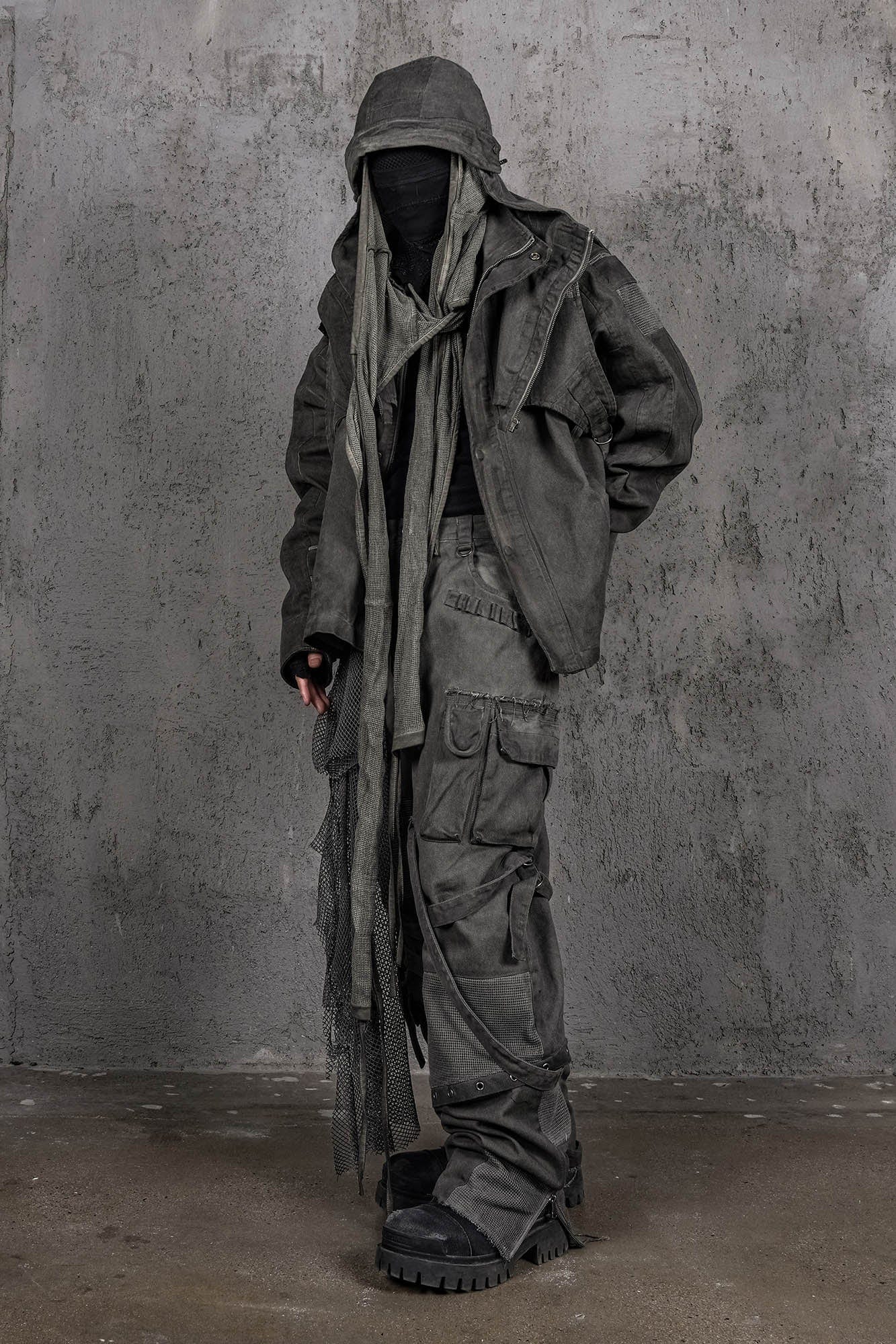 UNDERWATER Scavenger Hooded Vest-Jacket-S-Free Shipping Leatheretro