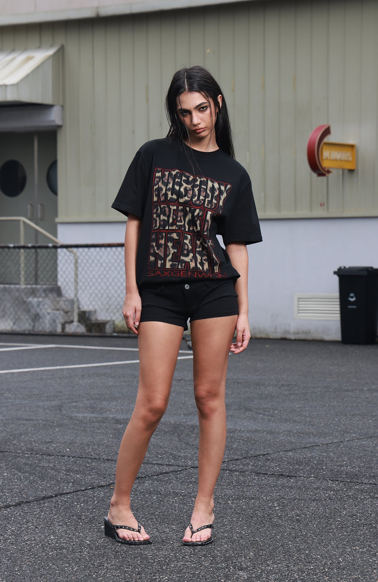 SAVAGEGROWTHWORLD Leopard Diamond Graphic T-Shirt-T Shirt-S-Free Shipping Leatheretro