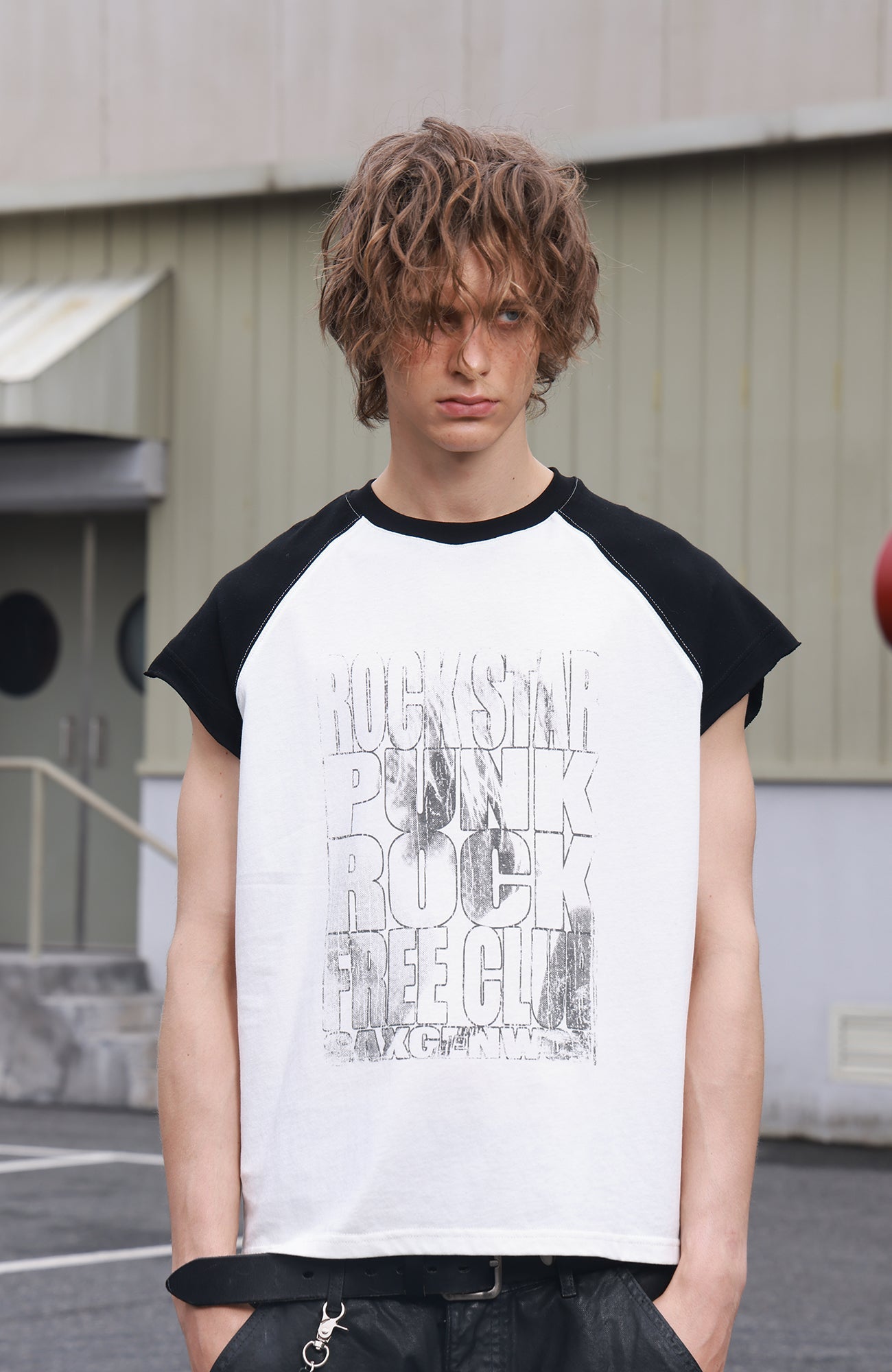 SAVAGEGROWTHWORLD Washed Rockstar Raglan T-Shirt-T Shirt-S-Free Shipping Leatheretro