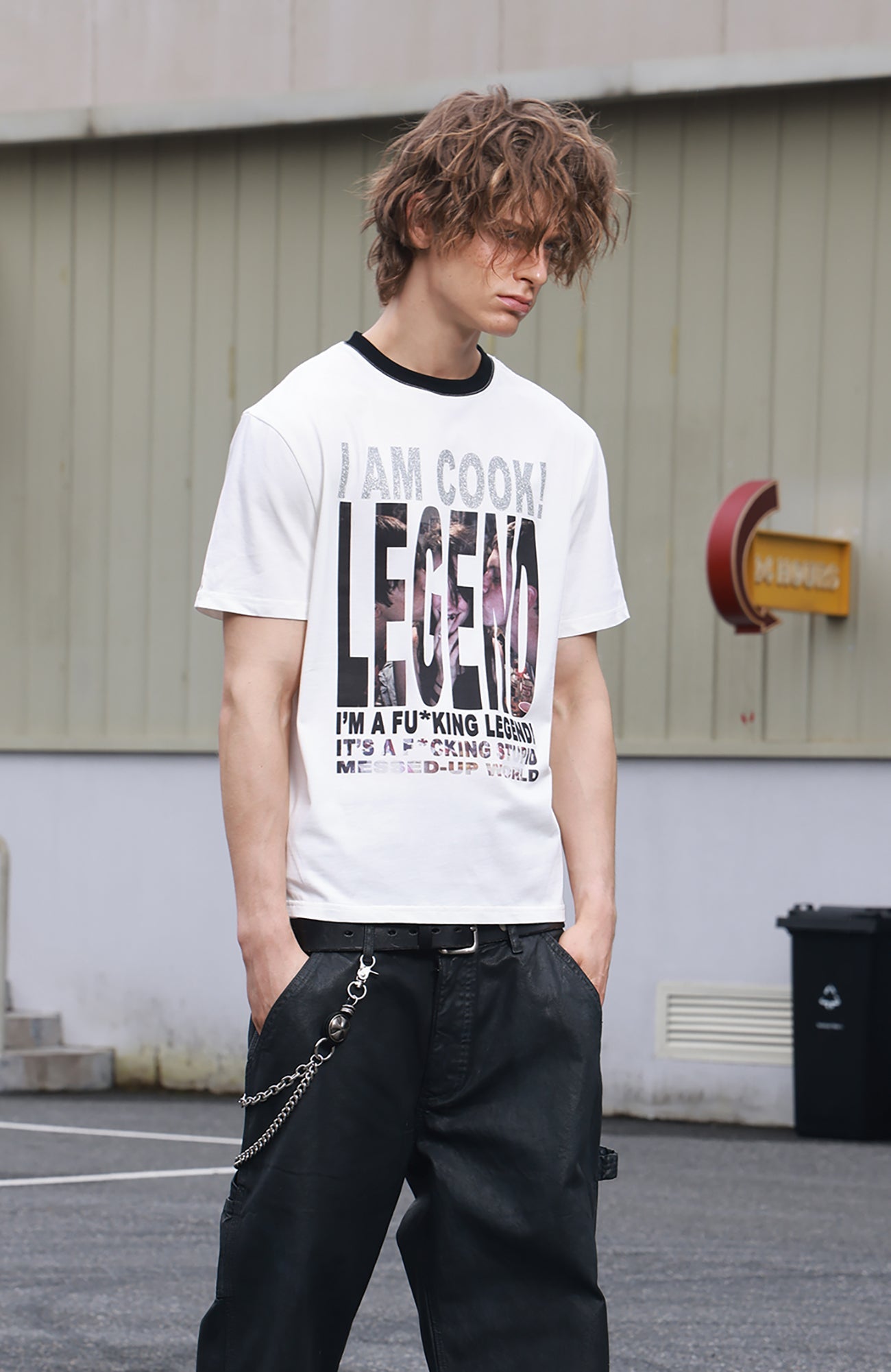 SAVAGEGROWTHWORLD Glitter Slogan Graphic Tee-T Shirt-S-Free Shipping Leatheretro