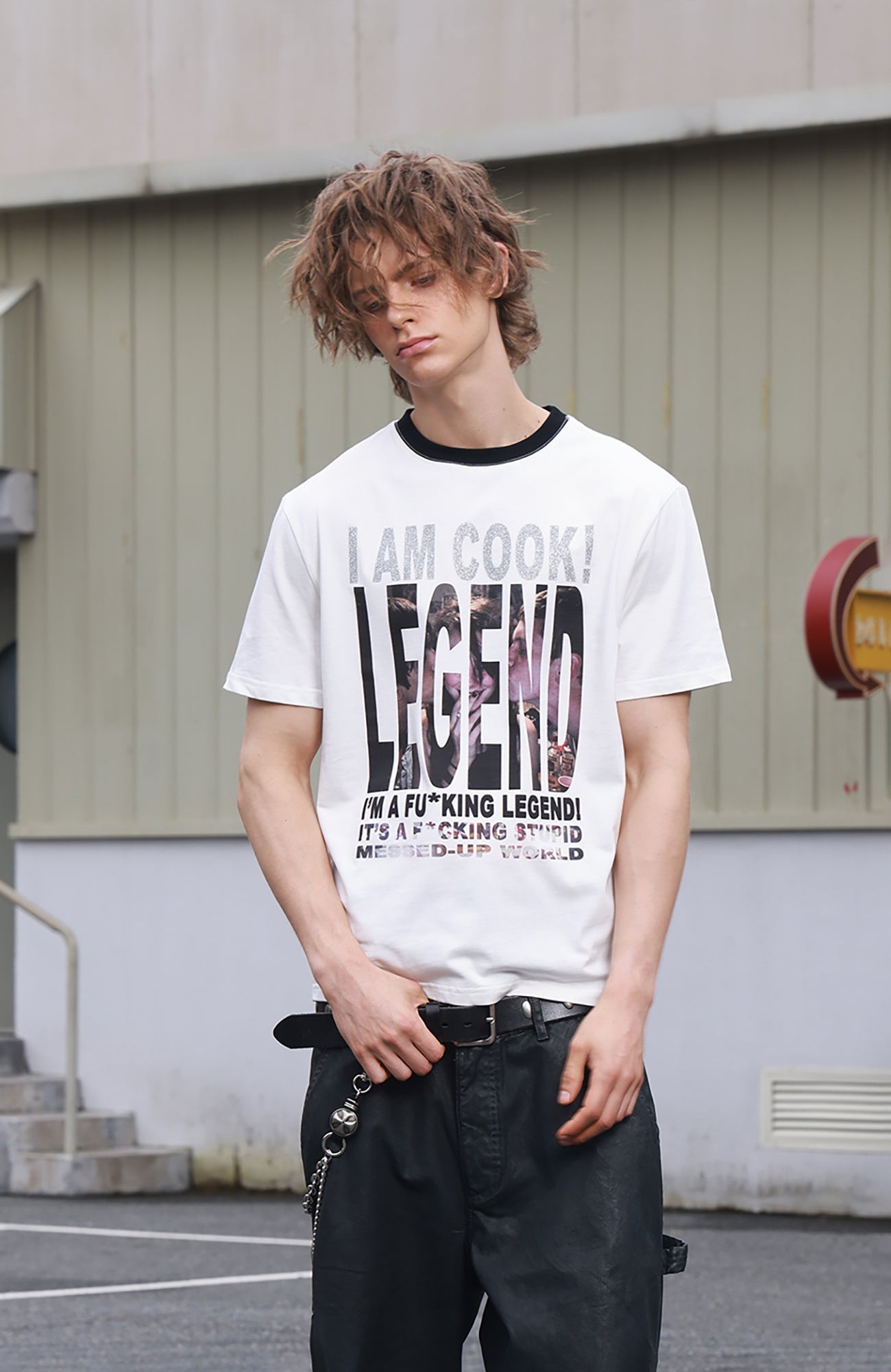SAVAGEGROWTHWORLD Glitter Slogan Graphic Tee-T Shirt-S-Free Shipping Leatheretro