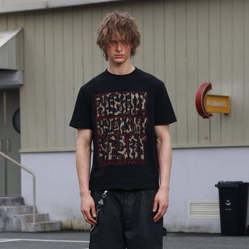 SAVAGEGROWTHWORLD Leopard Diamond Graphic T-Shirt-T Shirt-S-Free Shipping Leatheretro