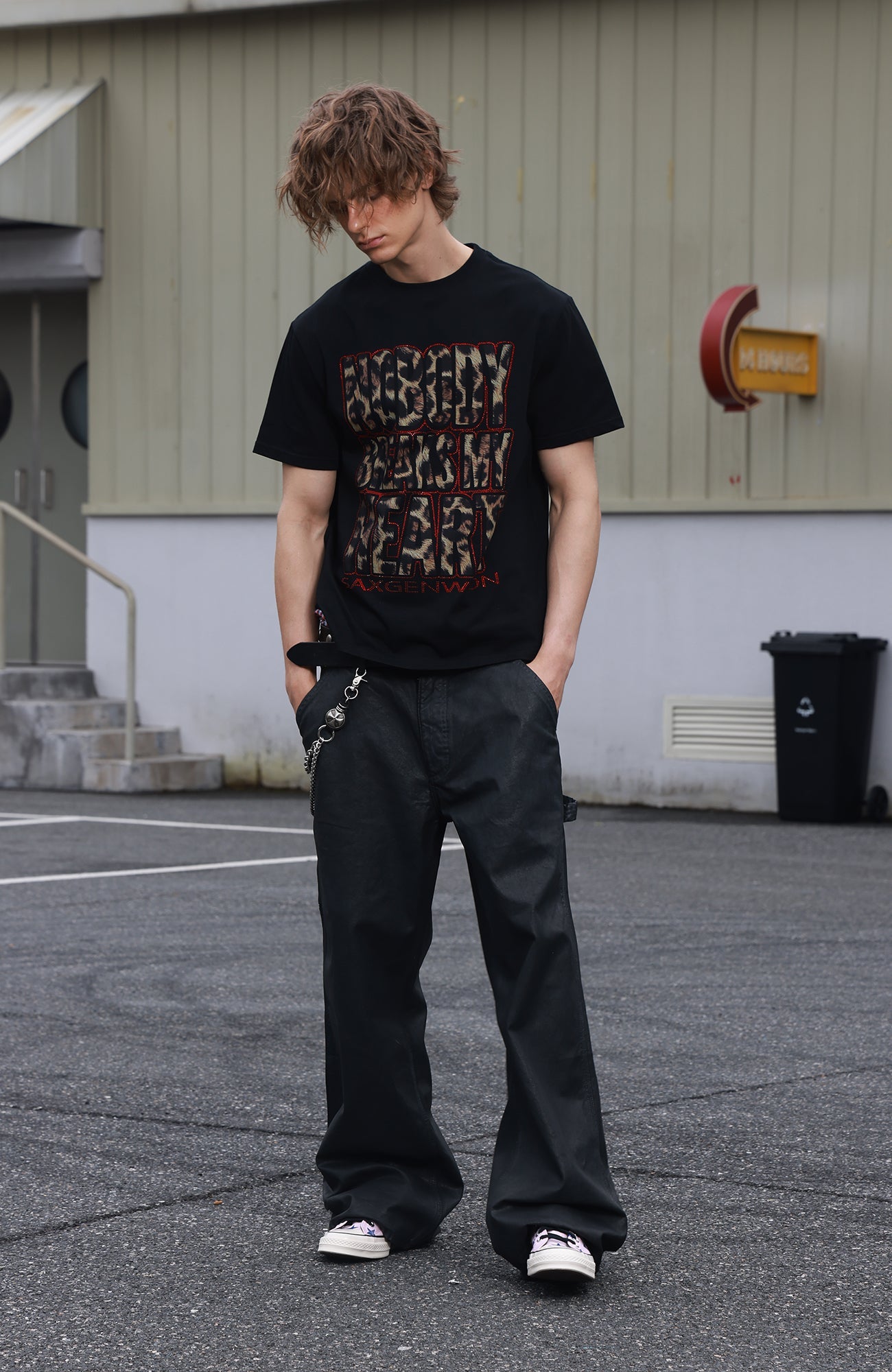 SAVAGEGROWTHWORLD Leopard Diamond Graphic T-Shirt-T Shirt-S-Free Shipping Leatheretro