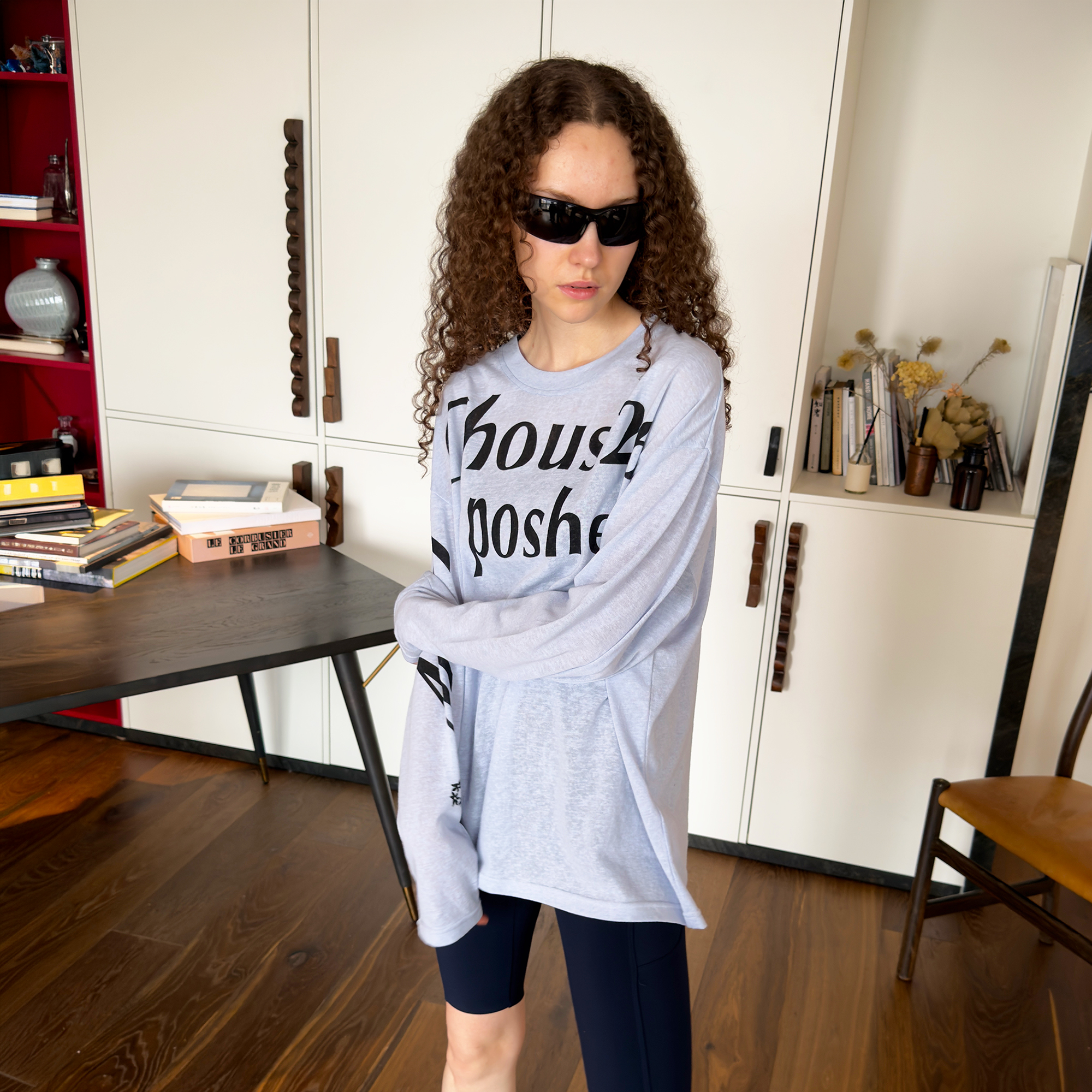 MIICHOUS UV-Protect Graphic Long-Sleeve Tee-L/S Tee-S (Preorder)-Blue-Free Shipping Leatheretro