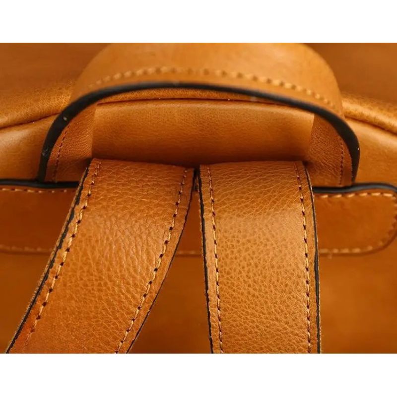 Luxury Retro Leather Women’s Backpack-Backpacks-Black-Free Shipping Leatheretro