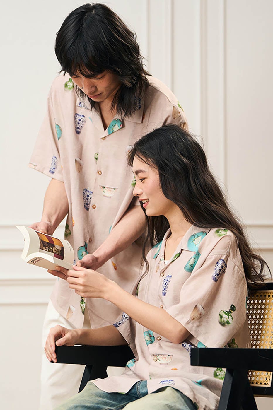 EPIC POETRY Porcelain Full-Print Half Shirt-Half shirt-S-Free Shipping Leatheretro