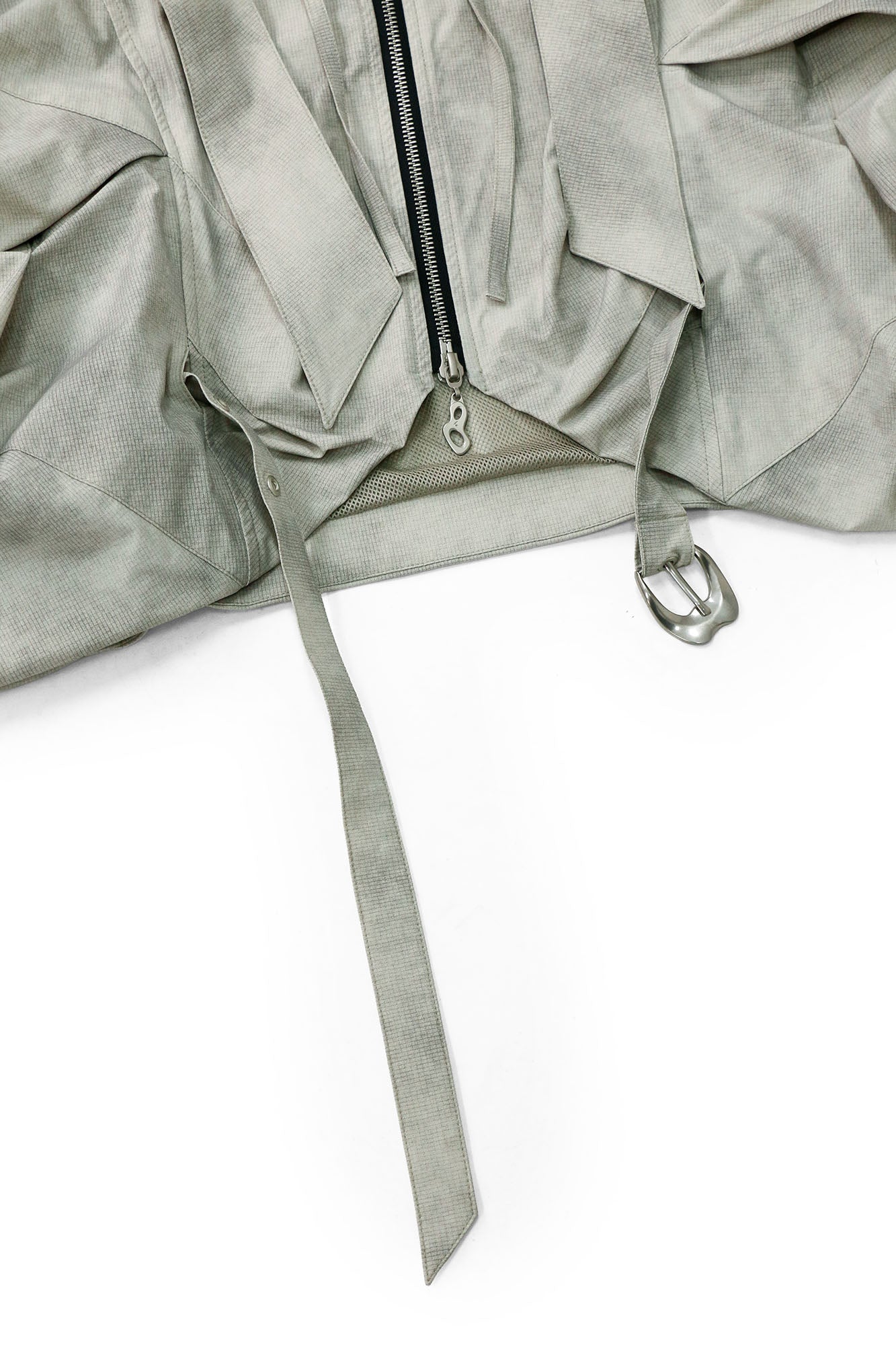 RELABEL Detachable Hood Big-Pocket Vest-Vest-XS (Preorder)-Gray-Free Shipping Leatheretro