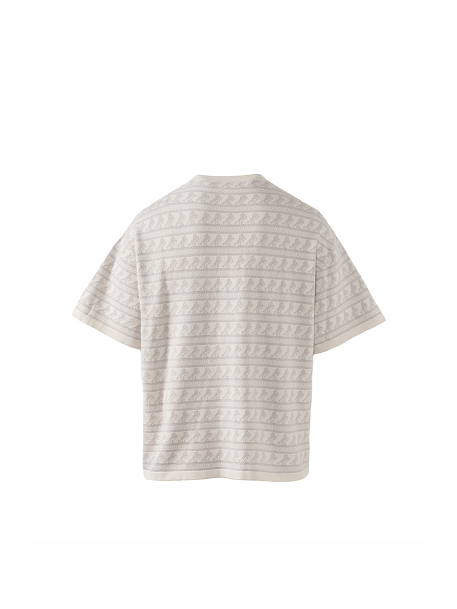 PMW Horse Jacquard Knitted T Shirt-T Shirt-S-Gold-Free Shipping Leatheretro