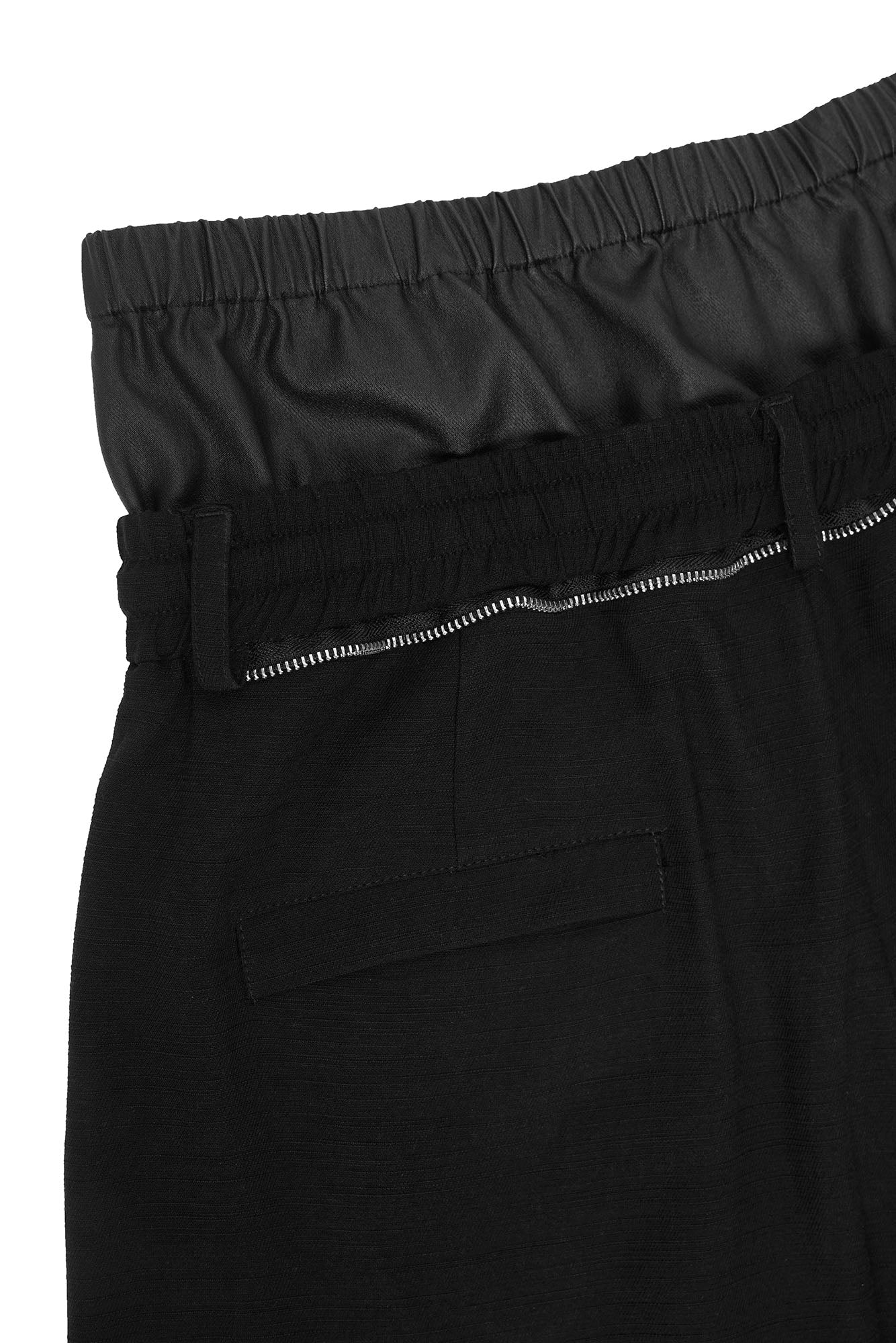 RELABEL Double-Waist Tencel-Acetate Shorts-Shorts-XS (Preorder)-Free Shipping Leatheretro