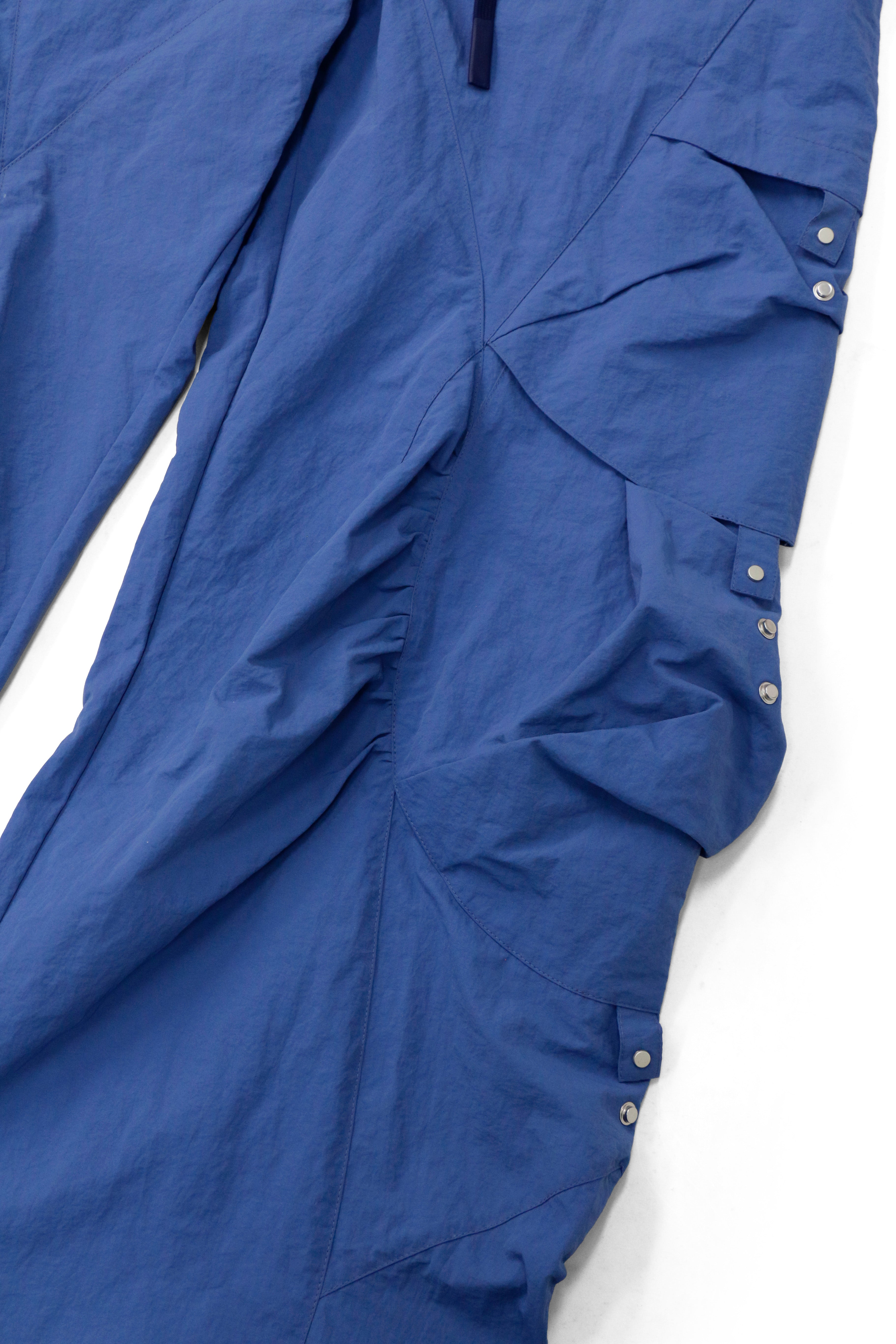 RELABEL Waterproof Nylon Drawstring Oversized Cargo Blue-Pants-XS (Preorder)-Free Shipping Leatheretro