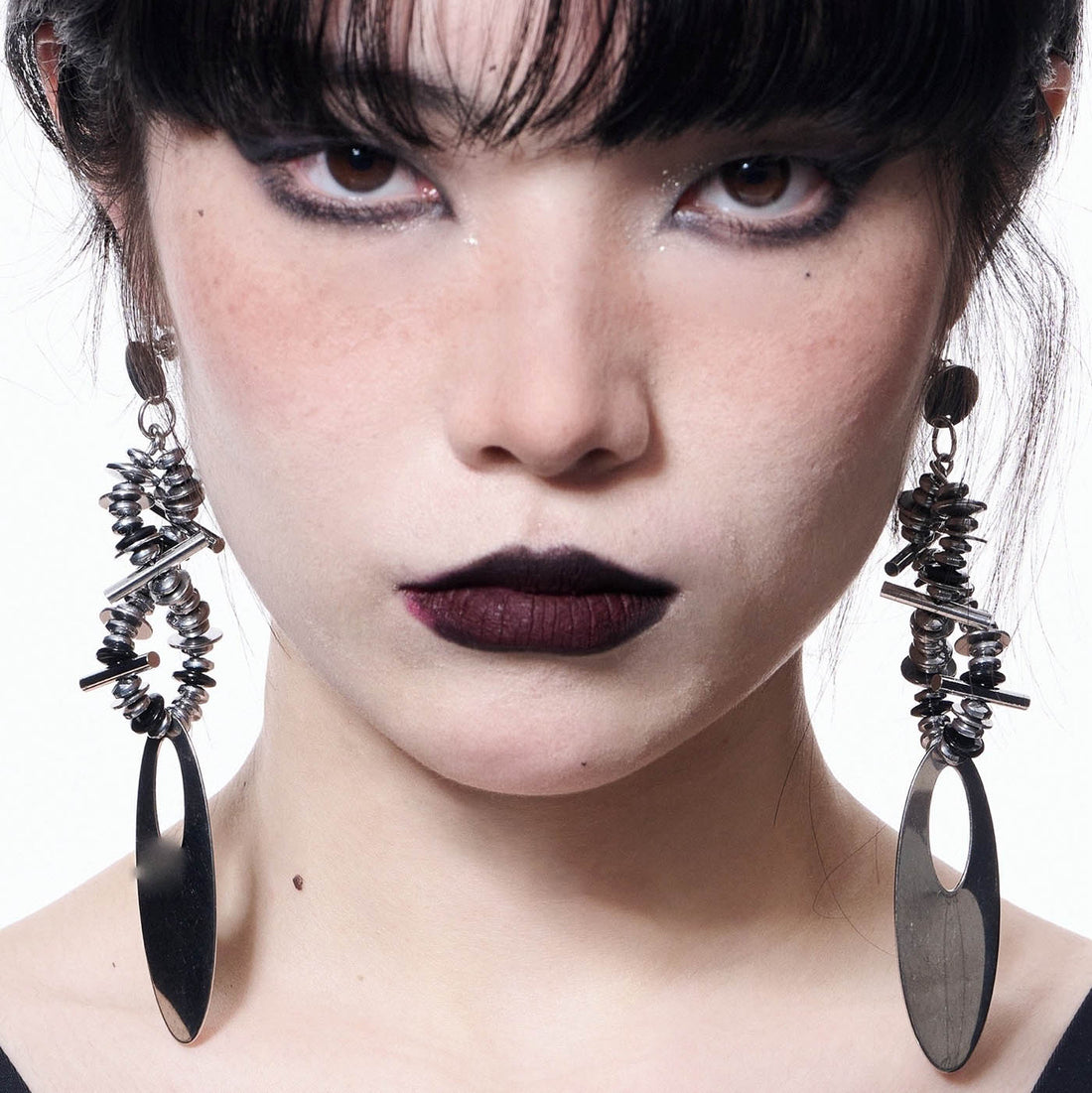 ILLUSORY Mechanical Punk Metal Earings / Ear Clips-Earring-Earings-Free Shipping Leatheretro