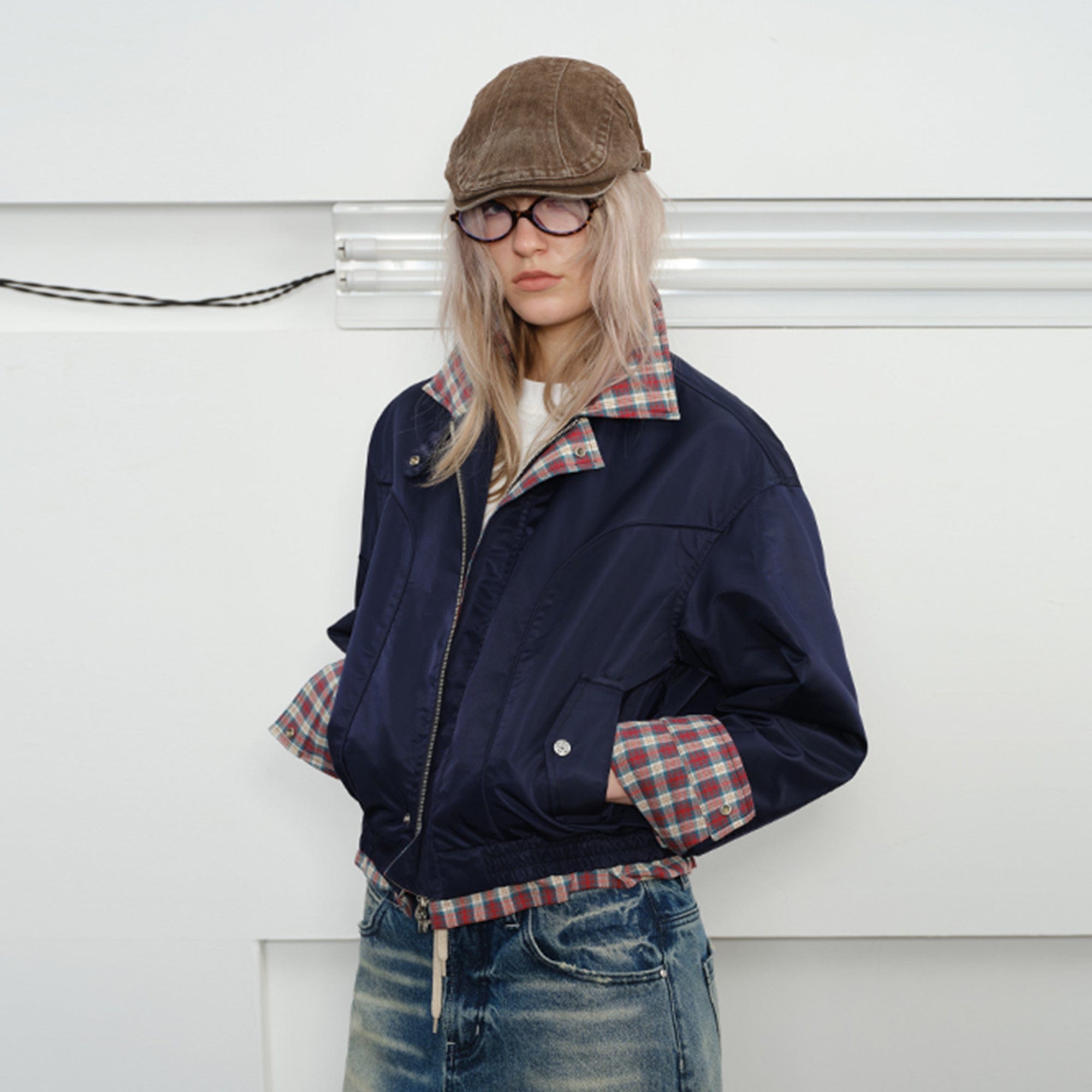 KREATE Structural Line Waterproof Jacket-Jacket-S-Blue-Free Shipping Leatheretro