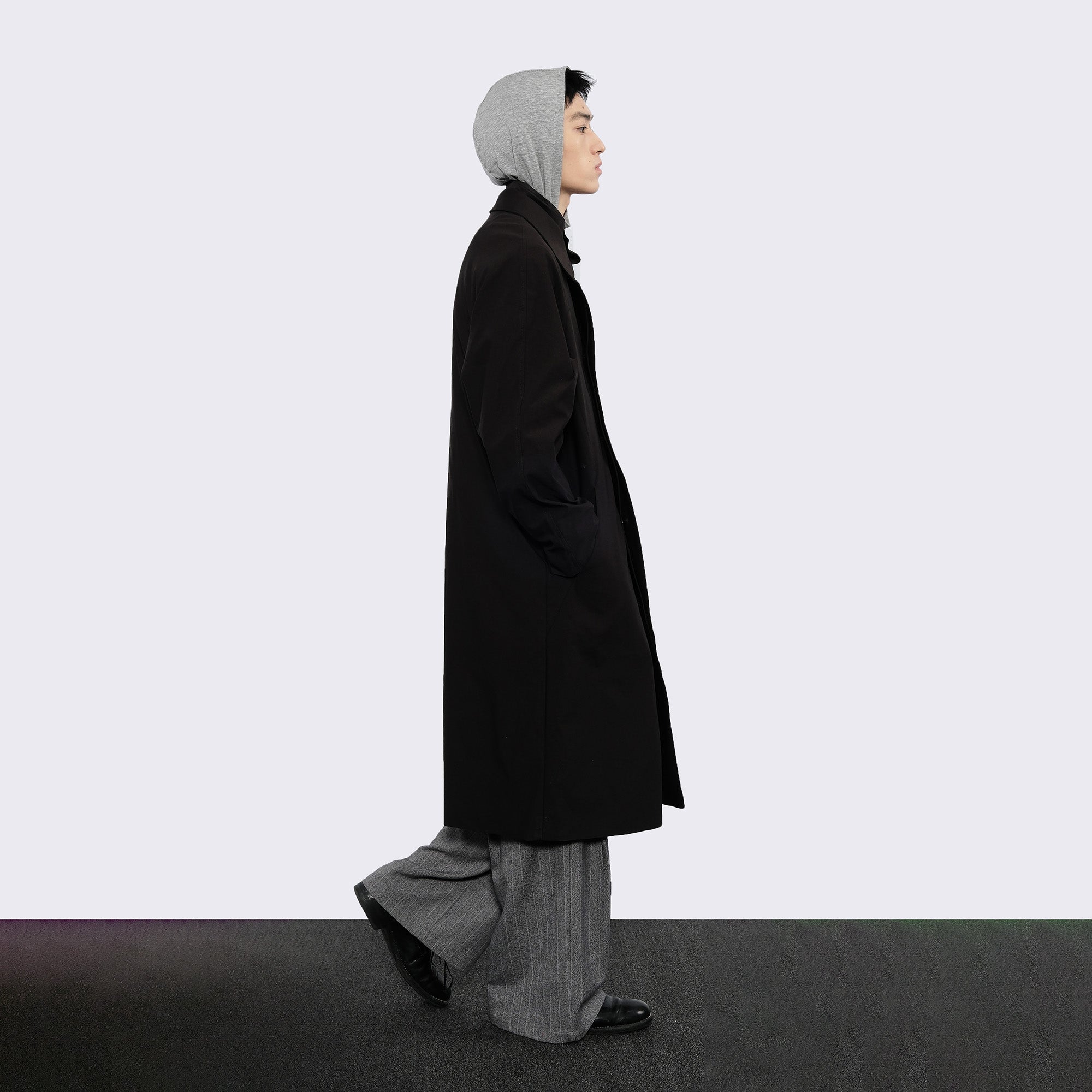 7440 37 1 Arc Placket Dual-Collar Contrast Interior Coat-Jacket-S (Preorder)-Free Shipping Leatheretro