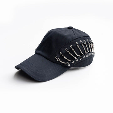 INSIDE OUT Snakebone Clipped Double-Layered Cap-Hat, Cap, Beanie-OS-Free Shipping Leatheretro