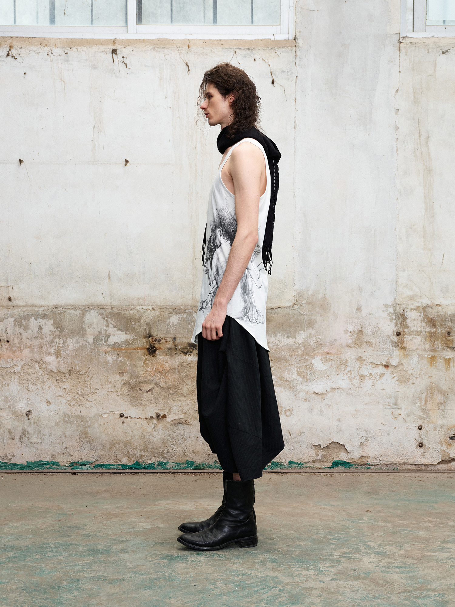 ILNya Nieternite Nifutur Spliced Graphic Tank Top-Tank Top-S (0)-Free Shipping Leatheretro