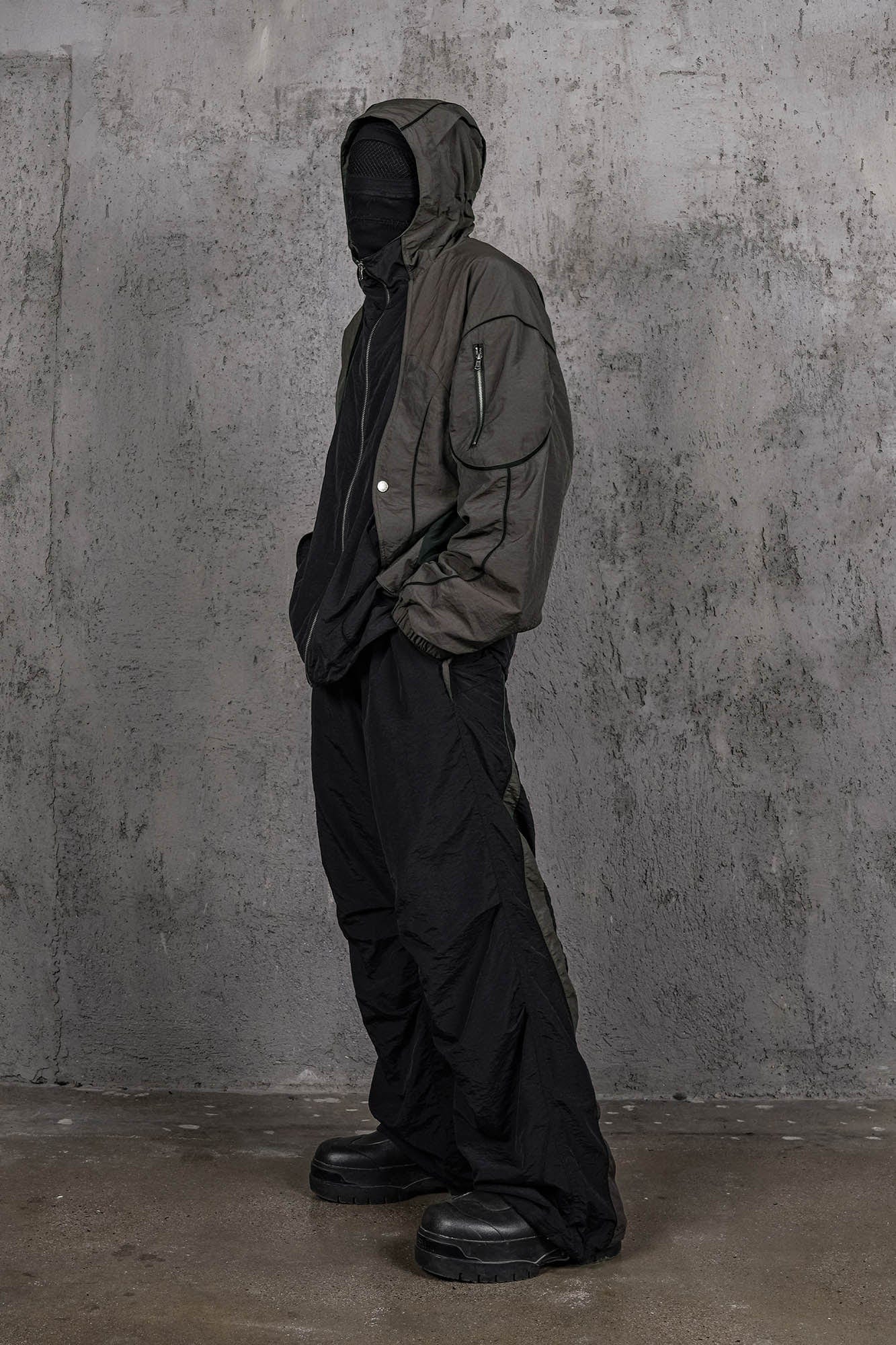 UNDERWATER Wasteland Deconstructed Windbreaker-Jacket-S-Free Shipping Leatheretro