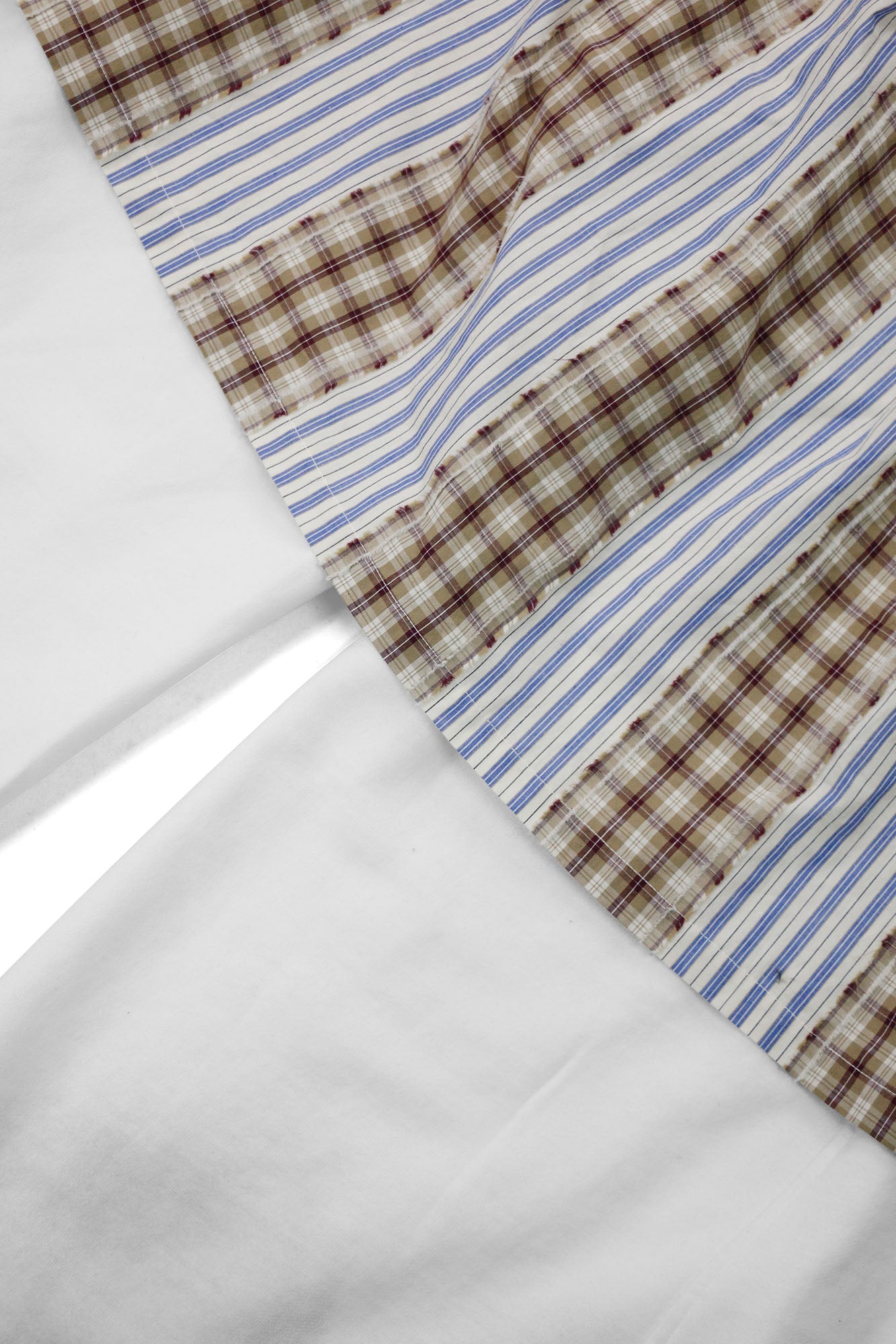 RELABEL Distressed Detachable Plaid Drape Sweatpants-Pants-XS (Preorder)-Free Shipping Leatheretro