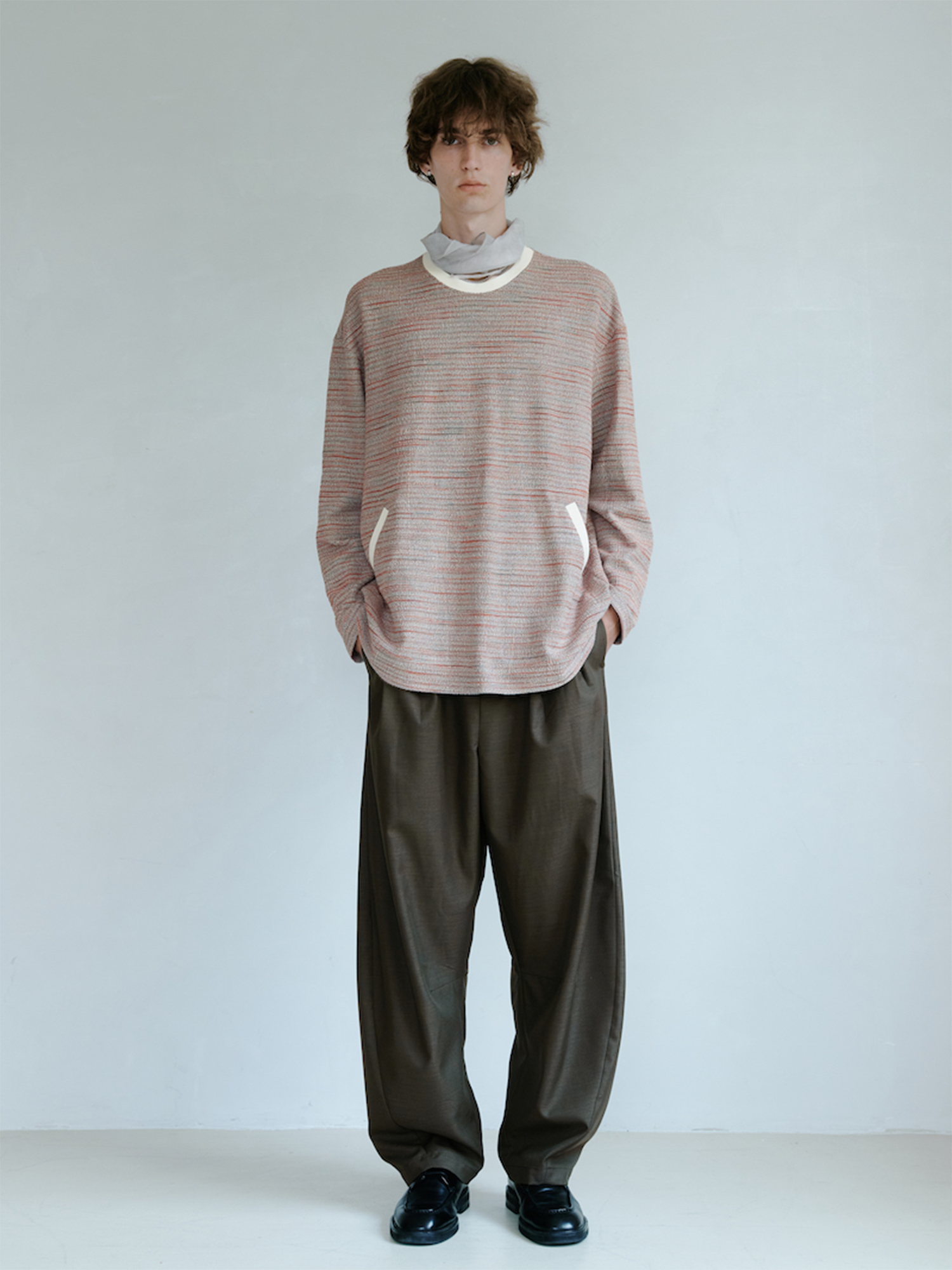 GRAINMUSTARD Retro Pleated High-Waist Wide-Leg Trousers-Pants-XS (Preorder)-Green-Free Shipping Leatheretro