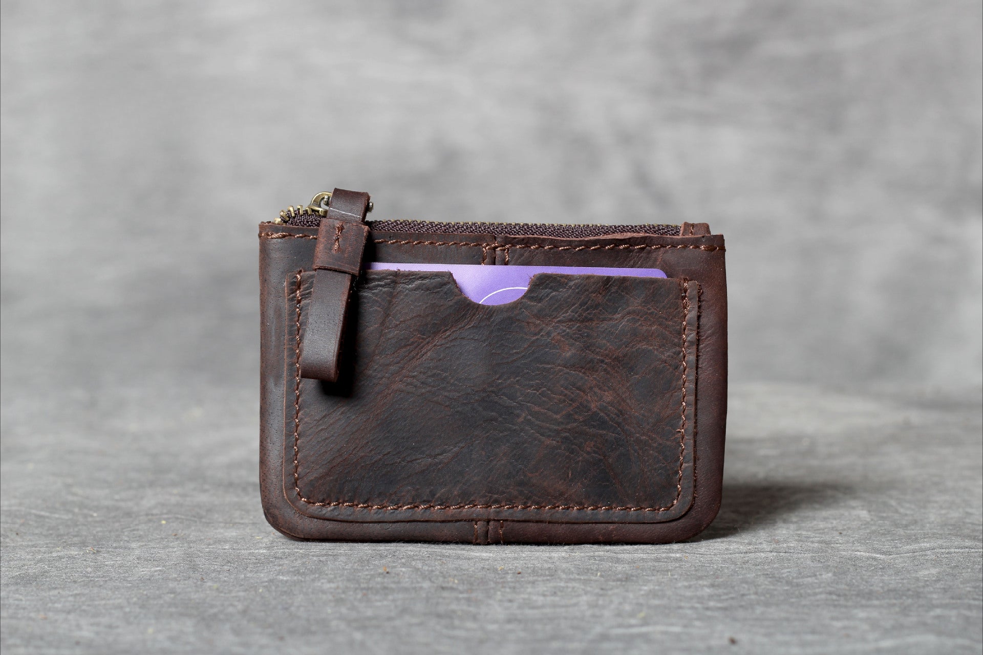 Vintage Leather Card Wallet for Men & Women-Handbags, Wallets & Cases-Black-Free Shipping Leatheretro