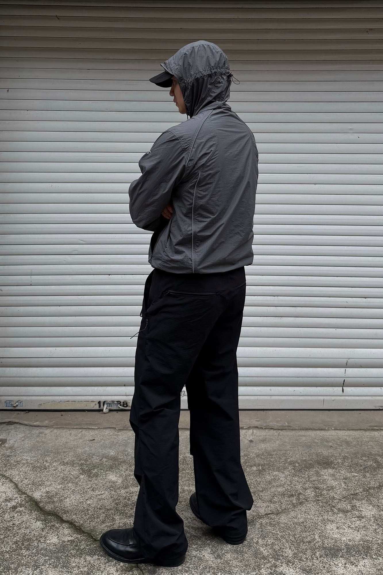 CATSSTAC Curved-Panel Softshell Straight-Leg Pants-Pants-M (Preorder)-Light Gray-Free Shipping Leatheretro