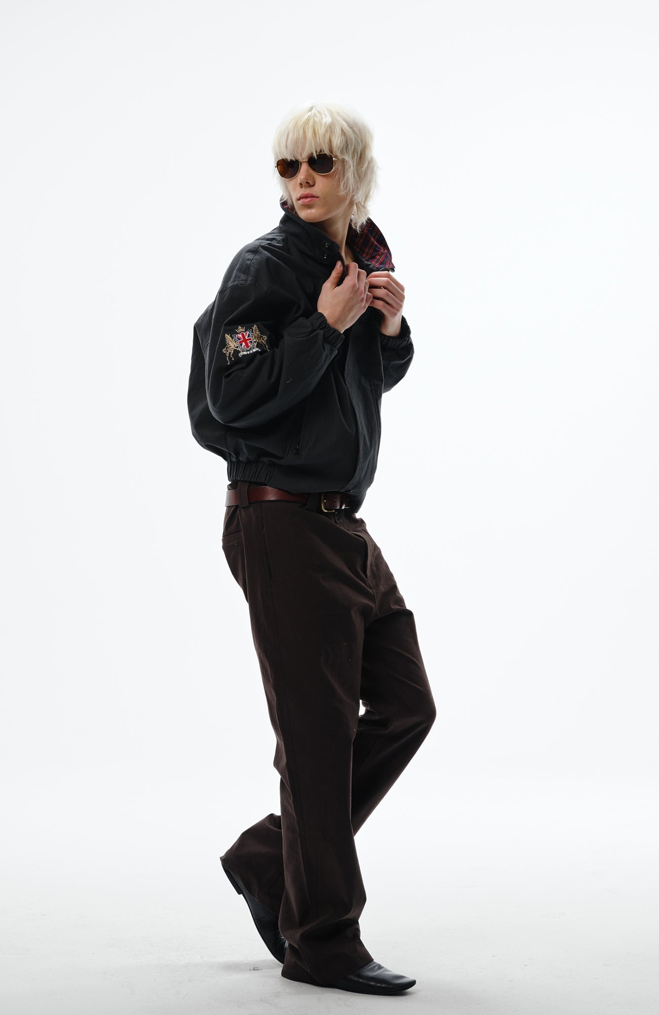TRECLUB Retro Straight-Leg Trousers-Pants-S-Free Shipping Leatheretro