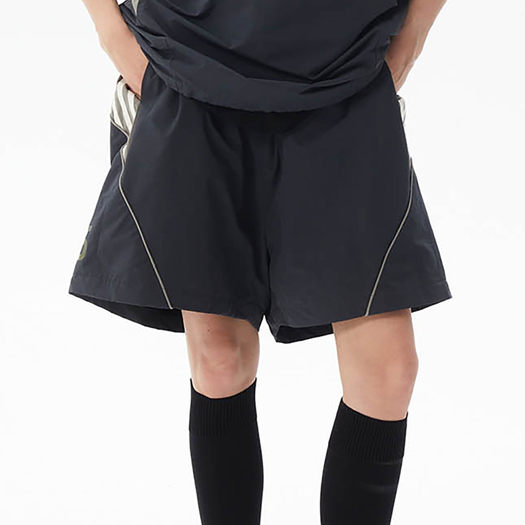 ERROR CODE ROBOT Athletic Contrast Spliced Shorts-Shorts-S-Free Shipping Leatheretro