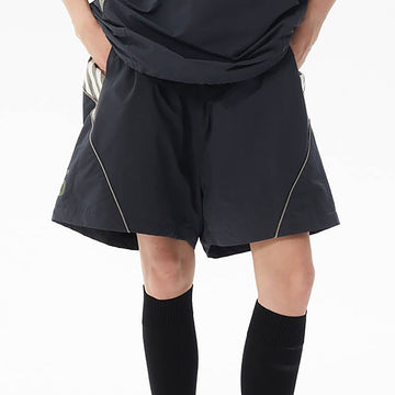 ERROR CODE ROBOT Athletic Contrast Spliced Shorts-Shorts-S-Free Shipping Leatheretro