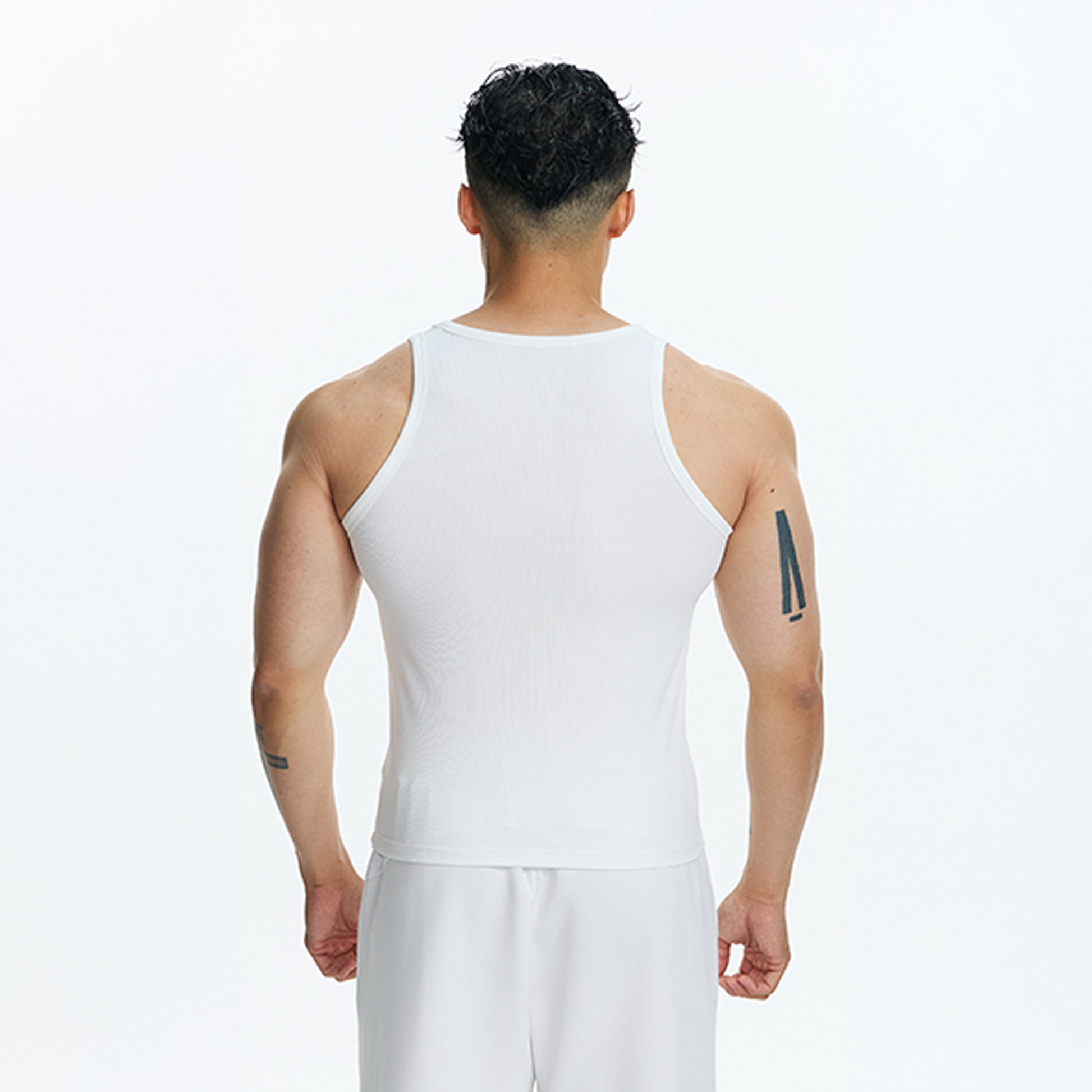 PUMPPLUS Ribbed Quick-Dry Slim Tank Top-Tank Top-M-Gray-Free Shipping Leatheretro