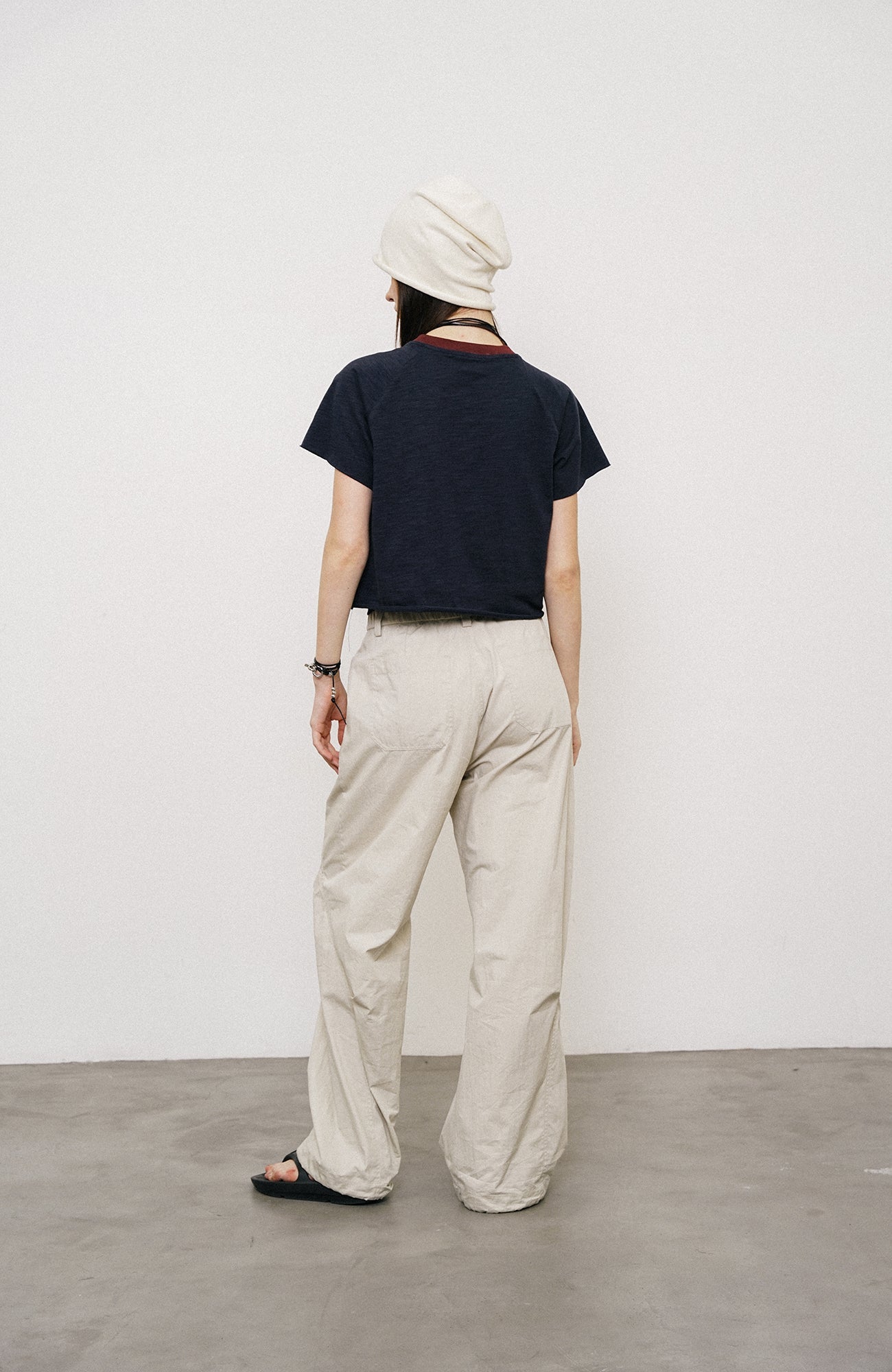 ROARINGWILD A ARCH Essential Drawstring Parachute Pants-Pants-XS-Black Regular (old version)-Free Shipping Leatheretro