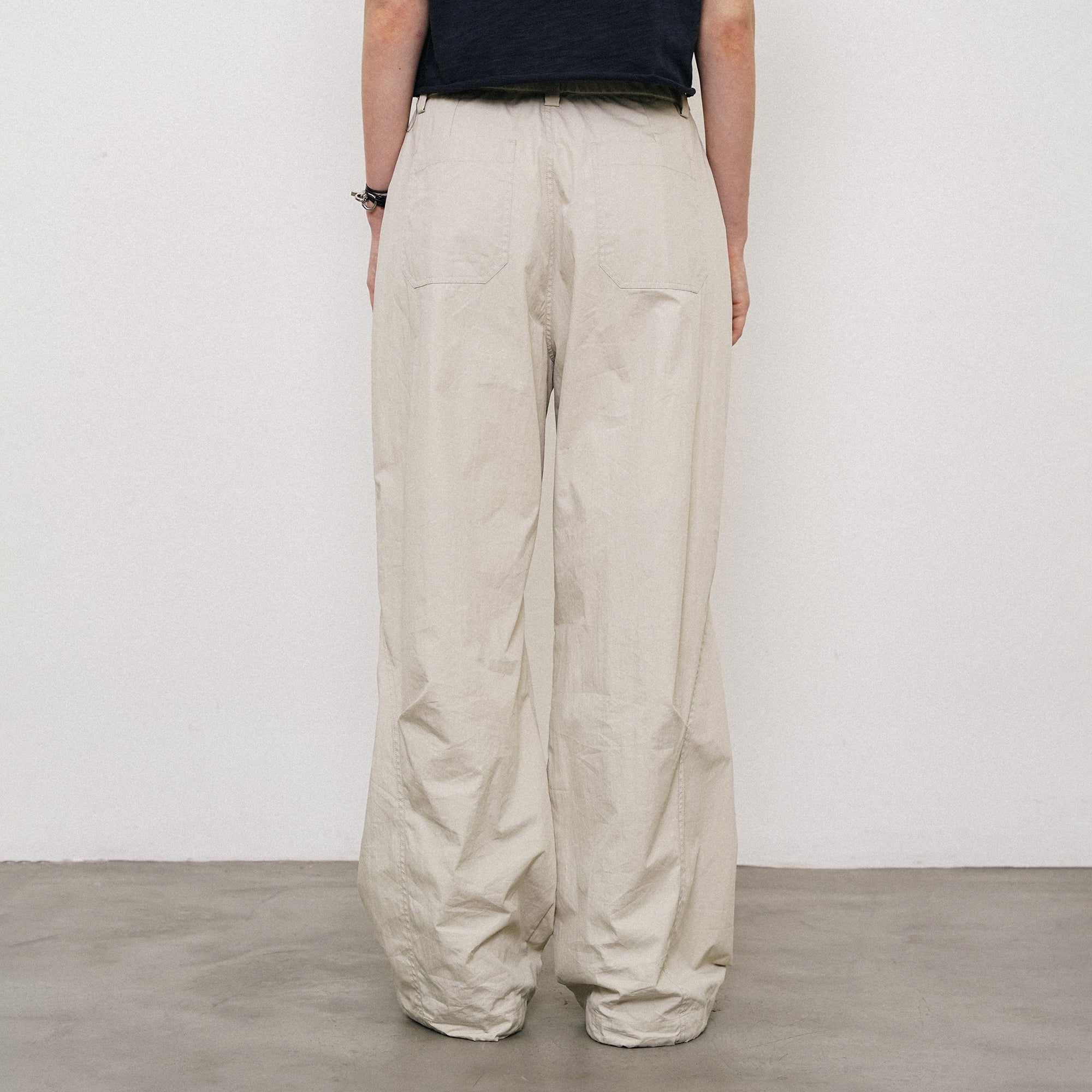ROARINGWILD A ARCH Essential Drawstring Parachute Pants-Pants-XS-Black Regular (old version)-Free Shipping Leatheretro