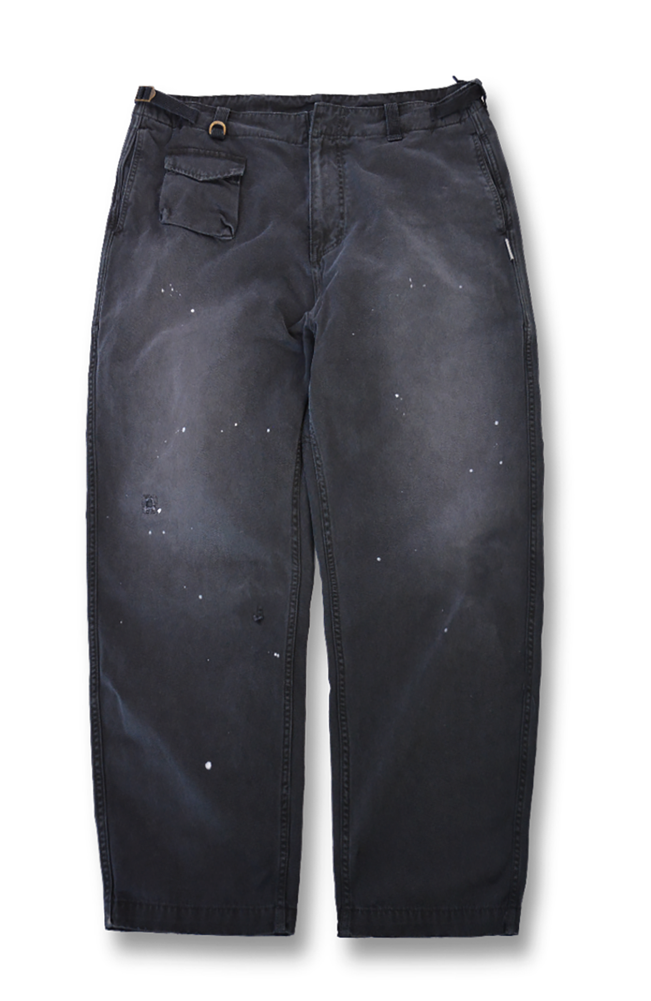 NEIGBORL Washed Paint Splatter Cargo Pants-Pants-S-Dark Gray-Free Shipping Leatheretro