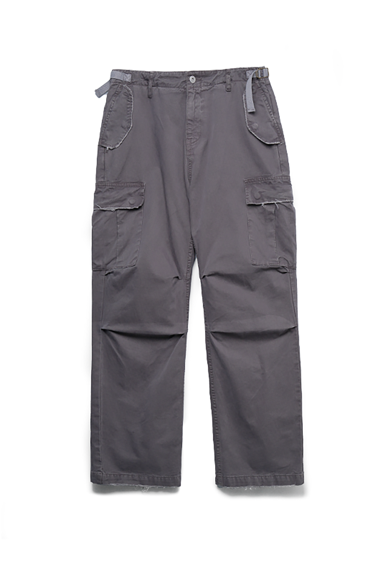 NEIGBORL Straight-Leg Paneled Cargo Pants-Pants-S-Black-Free Shipping Leatheretro