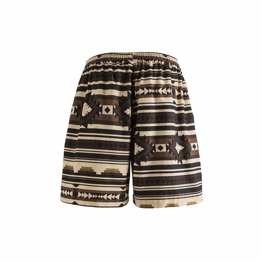 ME DA IGUAL Aztec Graphic Elastic Shorts-Shorts-M-Free Shipping Leatheretro