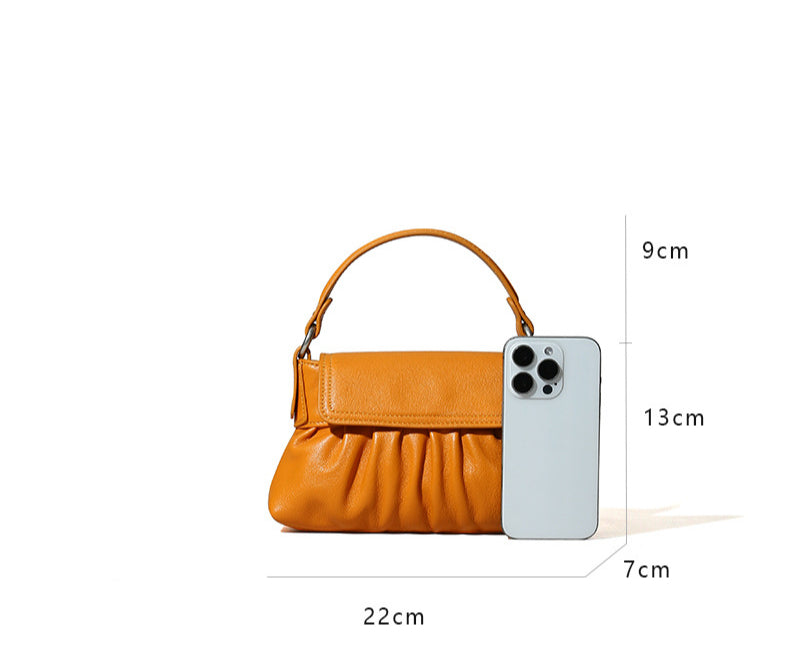 Genuine Top-Grain Leather Shoulder Bags for Women-Handbags-White-Free Shipping Leatheretro