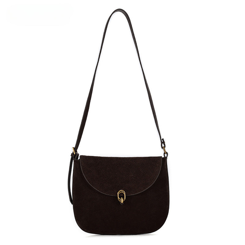 Luxury Leather Crossbody Bag for Women-crossbody bags-Brown-Free Shipping Leatheretro