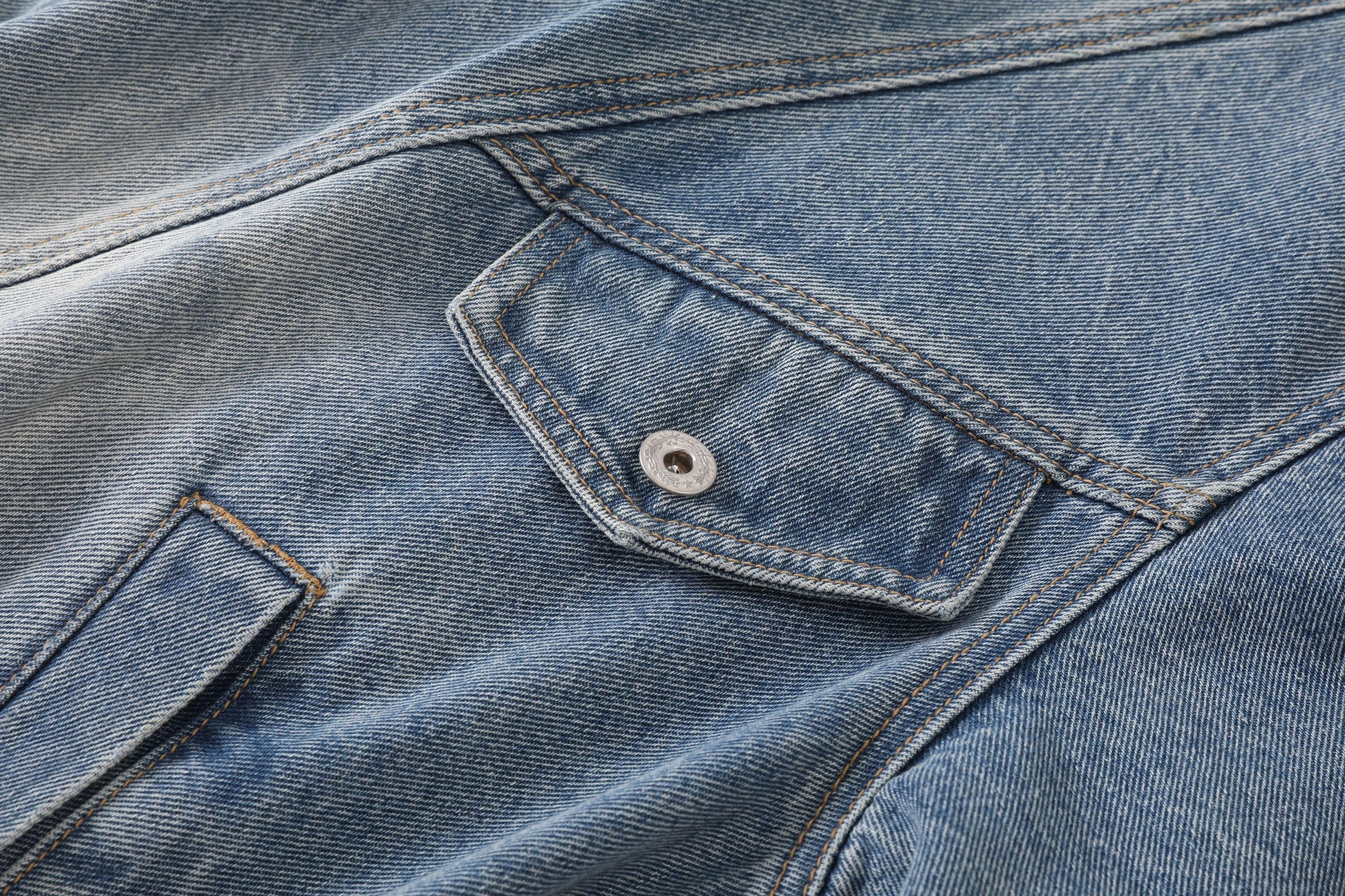 KREATE Jeans Cuff Spliced Stand Collar Jacket-Jacket-S-Black-Free Shipping Leatheretro