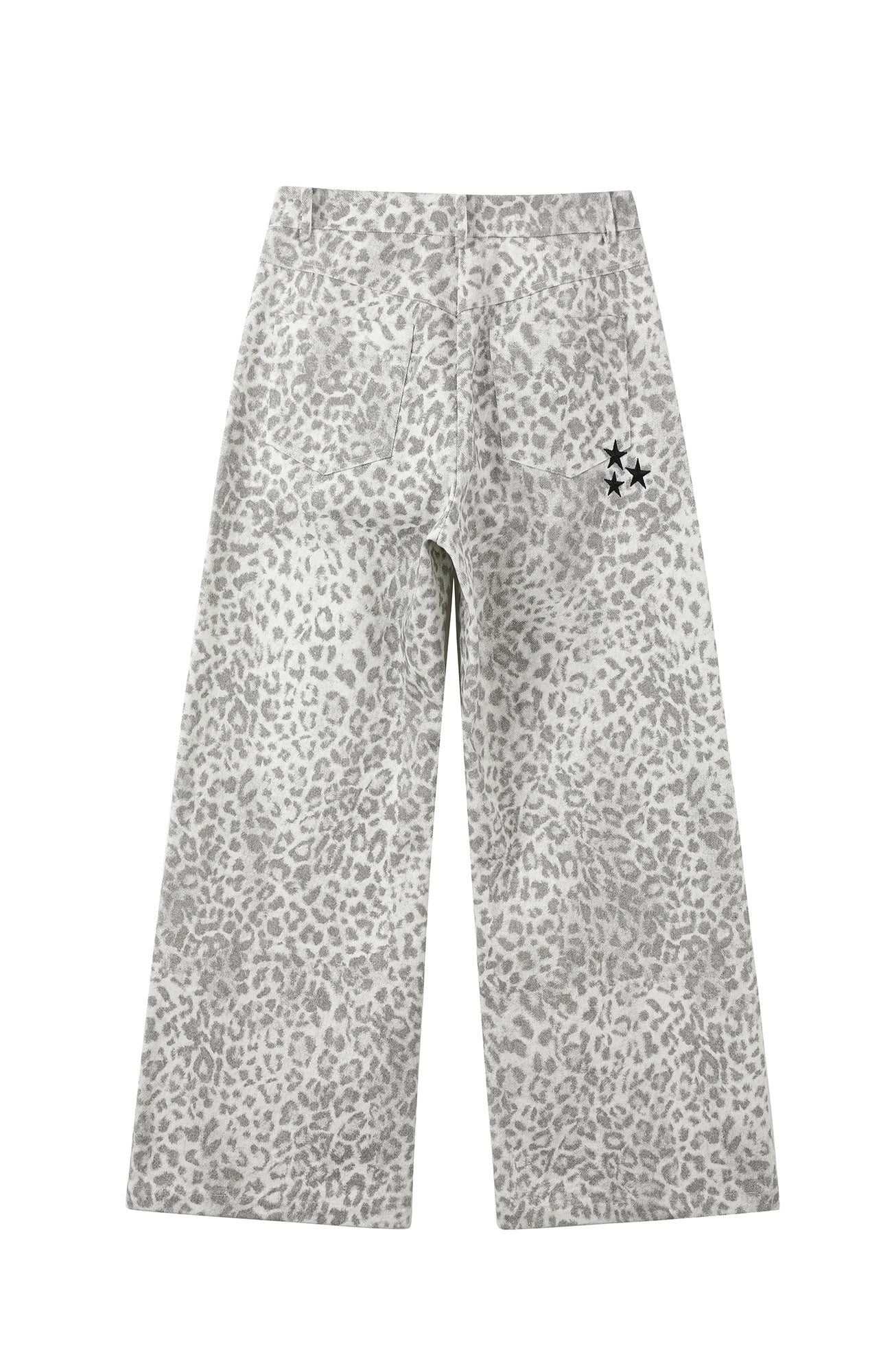 DONSMOKE Leopard Loose-Fit Jeans-Pants-S (Preorder)-Free Shipping Leatheretro