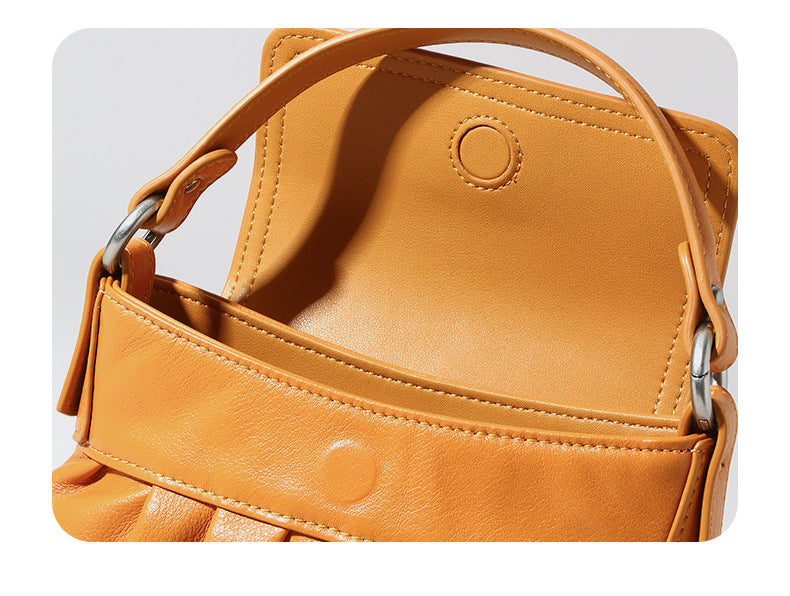 Genuine Top-Grain Leather Shoulder Bags for Women-Handbags-White-Free Shipping Leatheretro