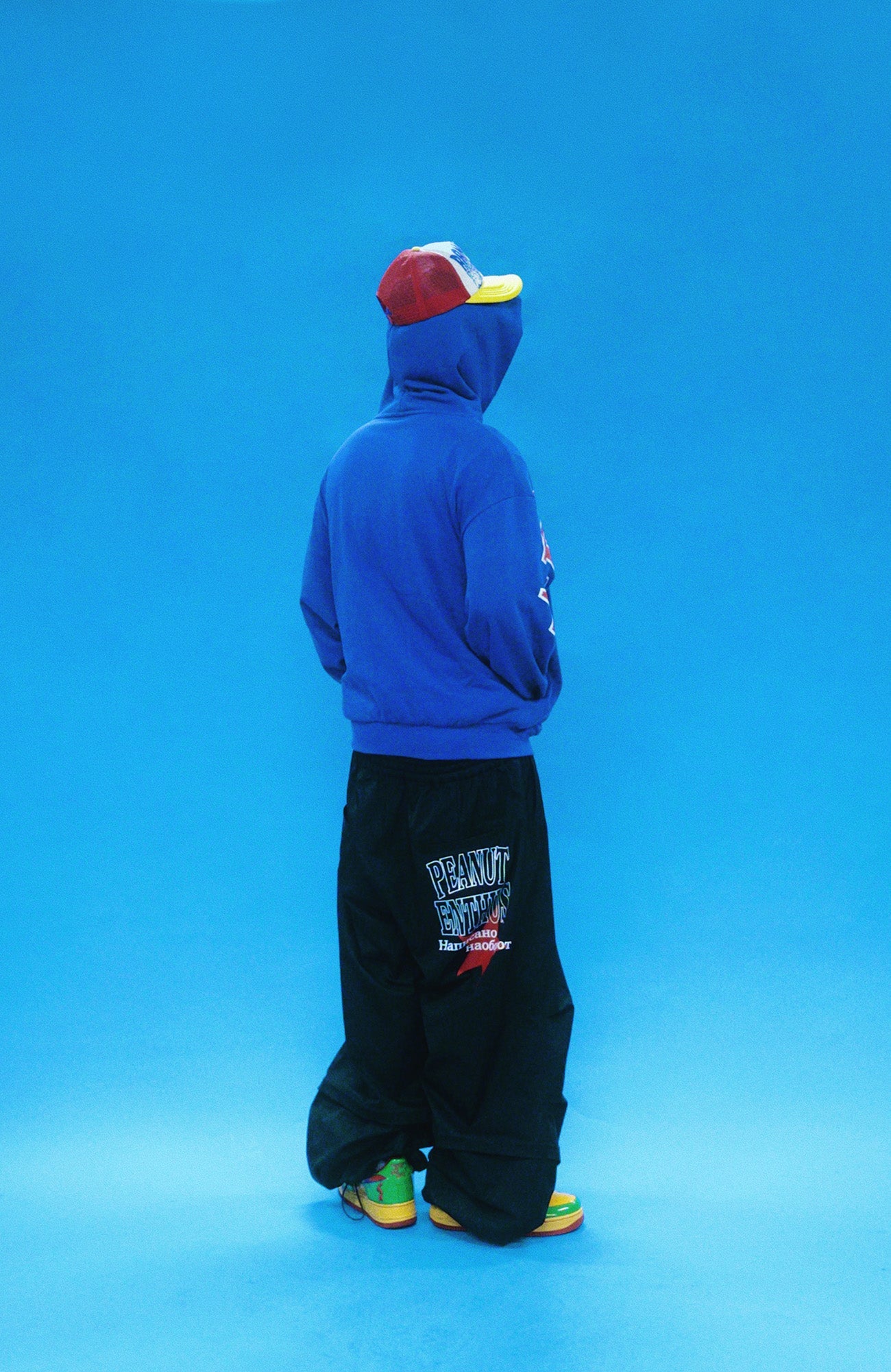 EVETS Foam Print Graphic Hoodie-Jacket-S-Red-Free Shipping Leatheretro