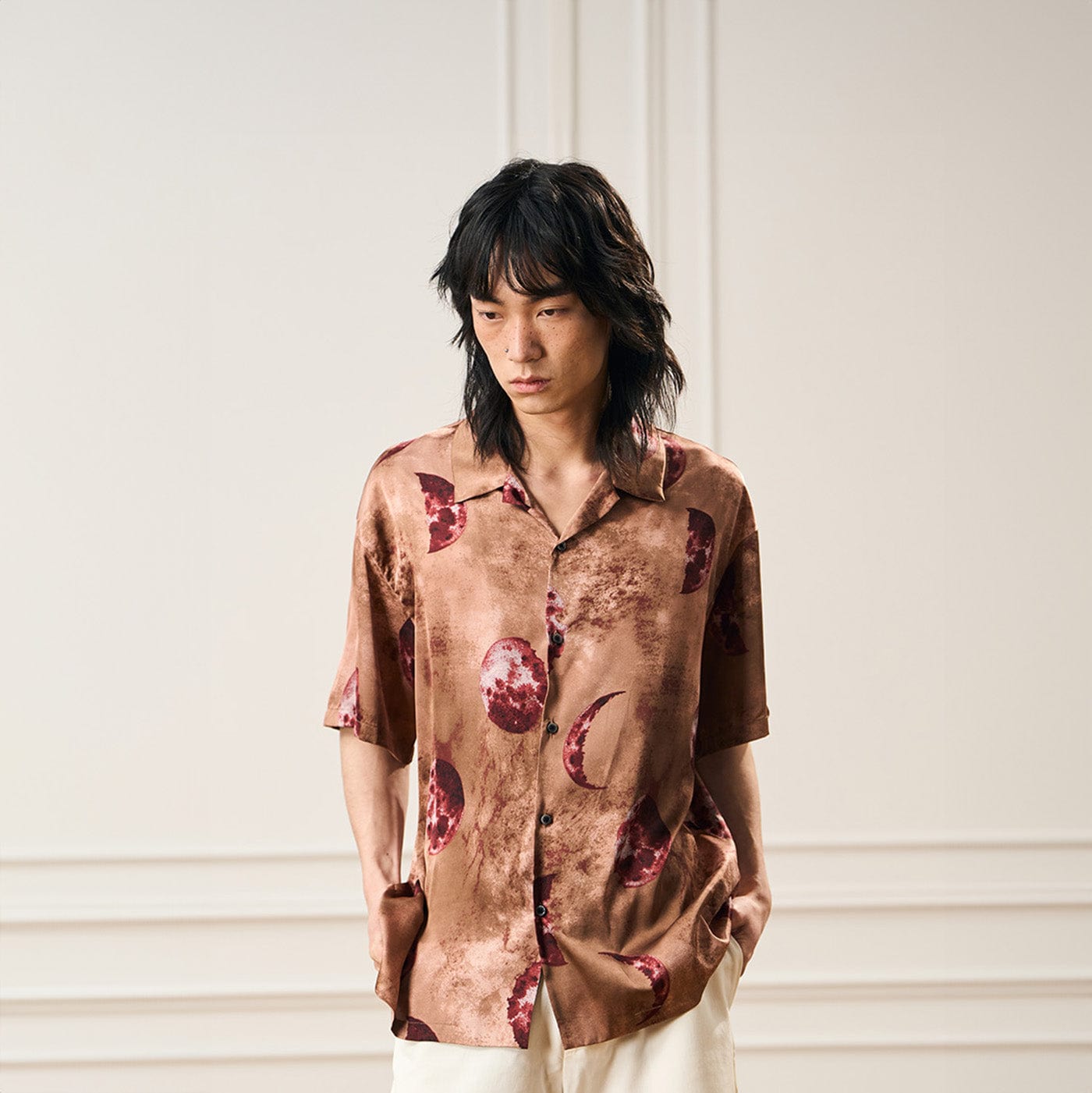 EPIC POETRY Planetary Full-Print Half Shirt-Half shirt-S-Free Shipping Leatheretro