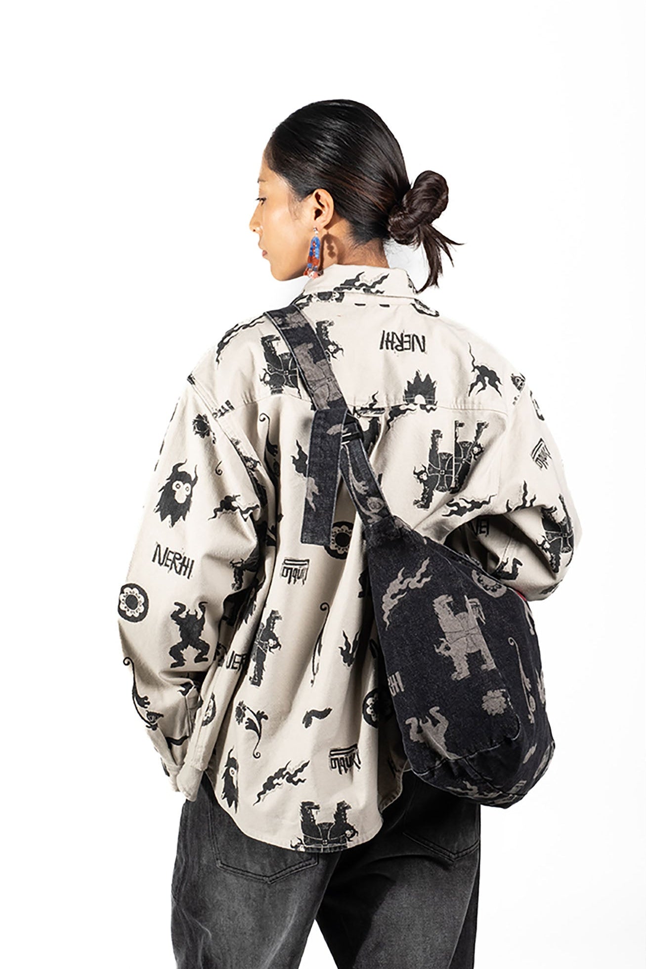 NERHI Tribal Totem Full-Print Shirt-Shirt-S-Multicolor (Preorder)-Free Shipping Leatheretro