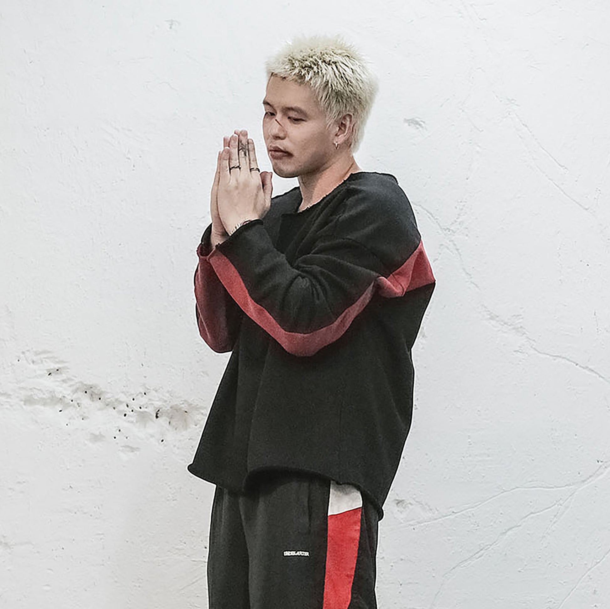 UNDERWATER Bleeding Edge Contrast Panel Sweatshirt-Sweatshirt-S-Free Shipping Leatheretro