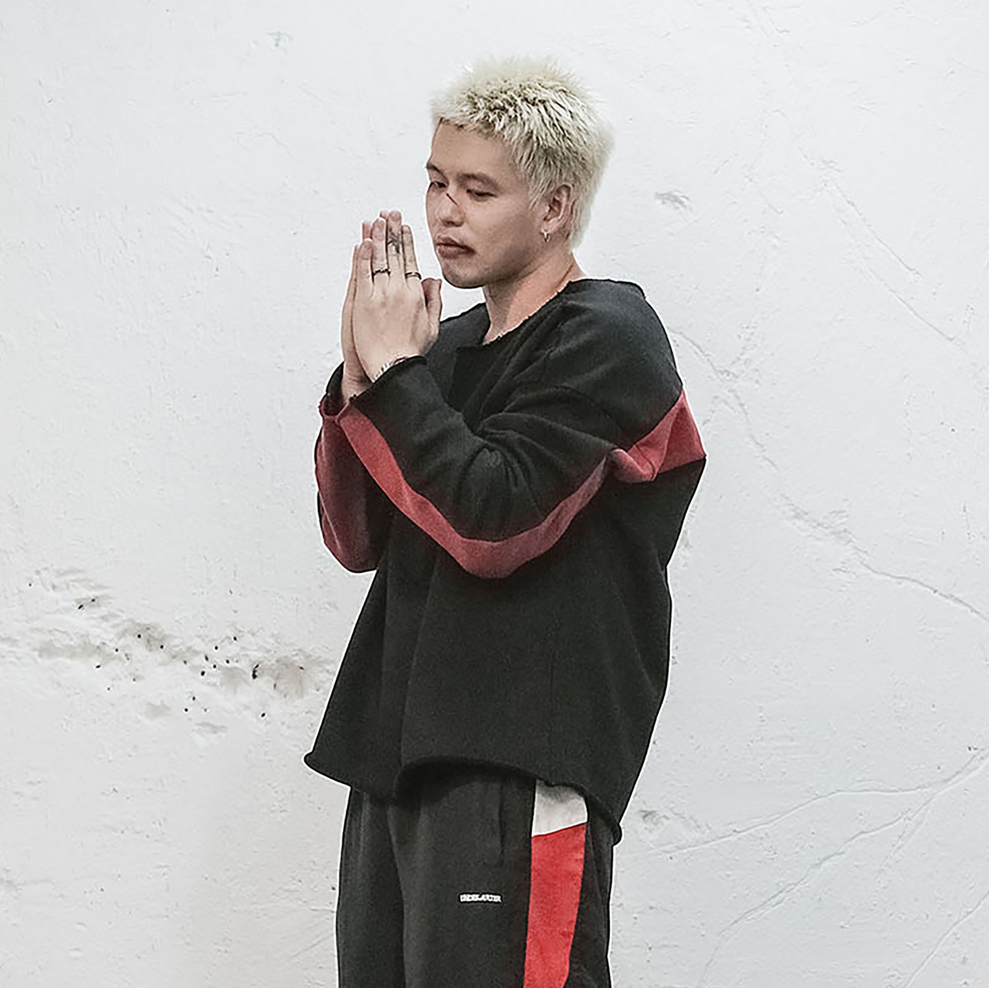 UNDERWATER Bleeding Edge Contrast Panel Sweatshirt-Sweatshirt-S-Free Shipping Leatheretro