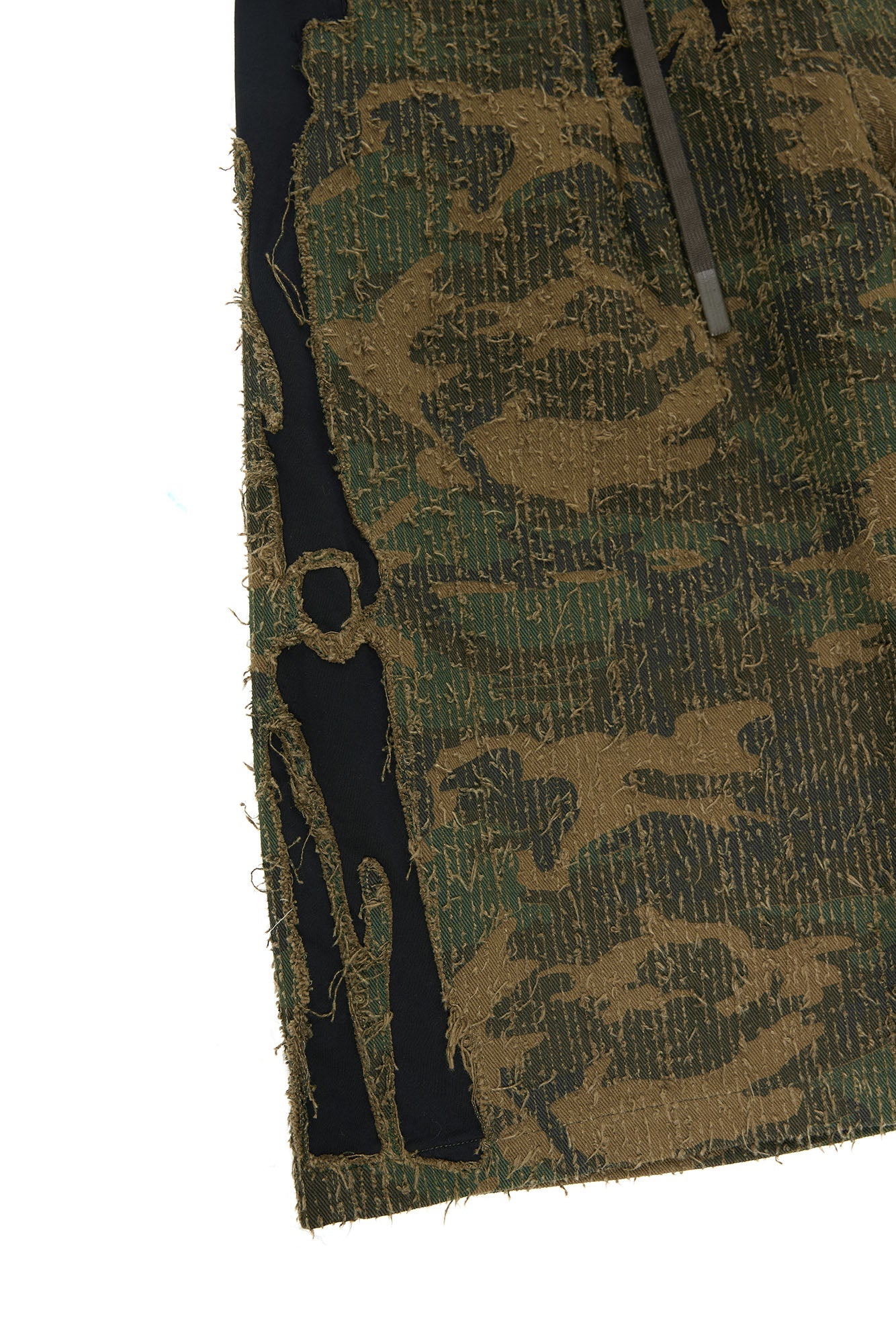 RELABEL Camo Skeleton Patch Shorts-Shorts-XS-Free Shipping Leatheretro