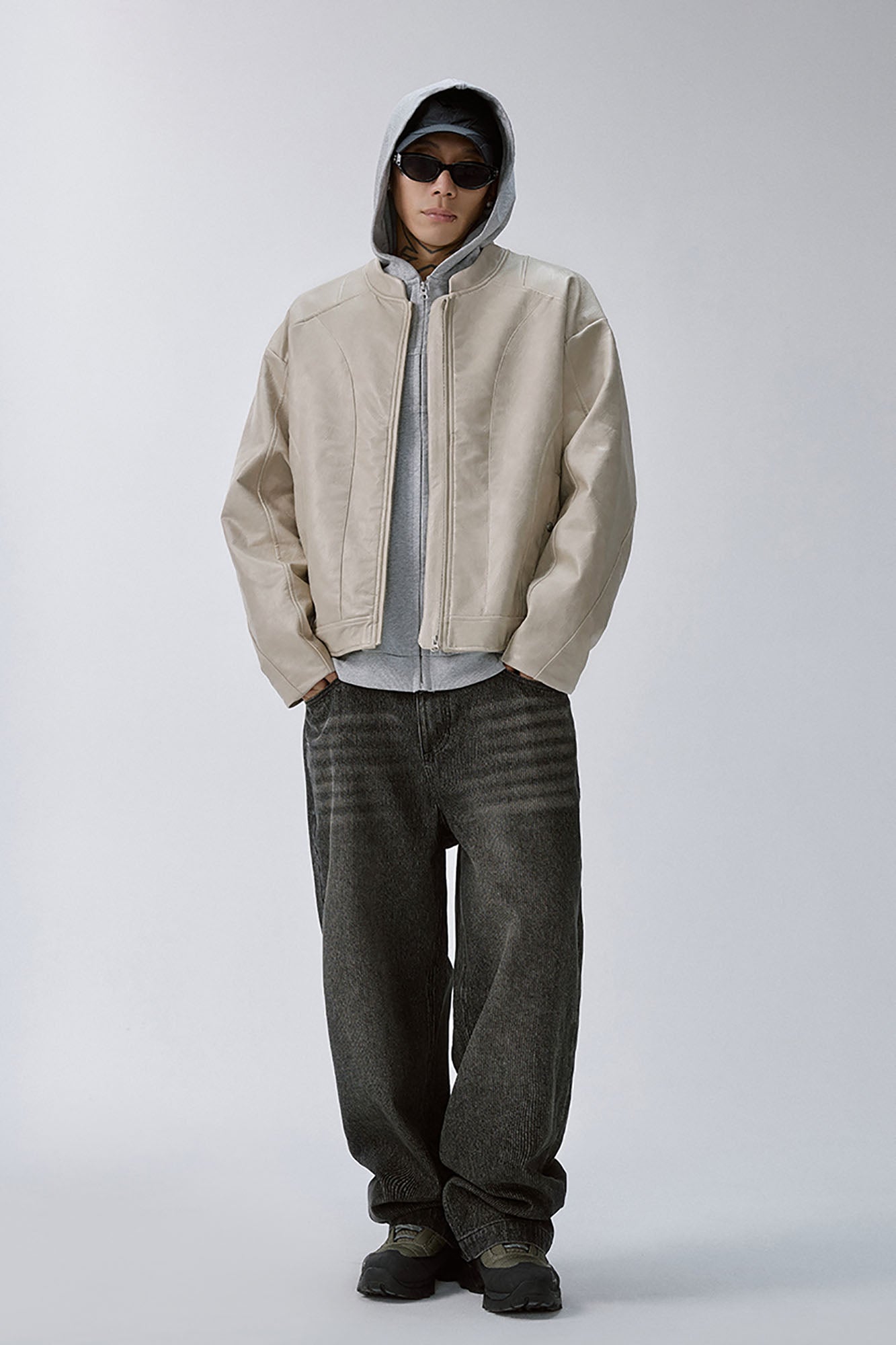 F2CE Retro Corduroy Logo Embroidery Straight-Leg Jeans-Jeans-S-Free Shipping Leatheretro