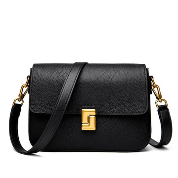 Vintage Inspired Women's Retro Shoulder Bag - Classic Leather Messenger Bags-Shopper Bag-Black-Free Shipping Leatheretro