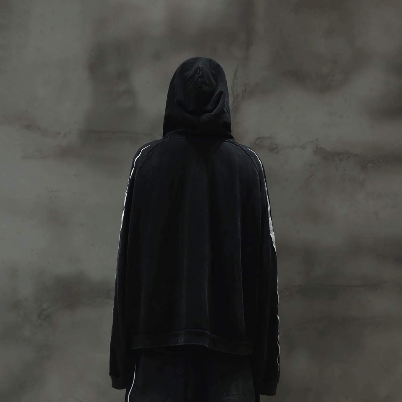 RTVG Washed Embroidered-Logo Hoodie-Hoodie-M-Free Shipping Leatheretro